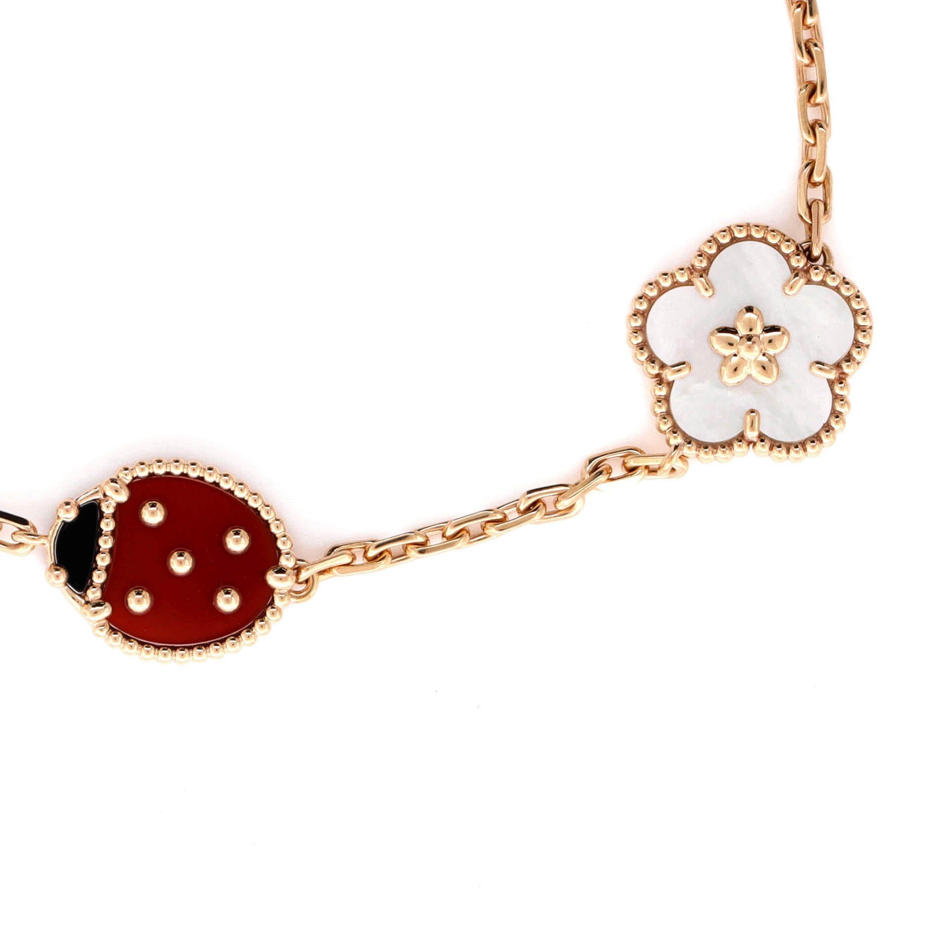 Van Cleef & Arpels Lucky Spring 5 Motifs Bracelet Size ONE SIZE - 2 Thumbnail