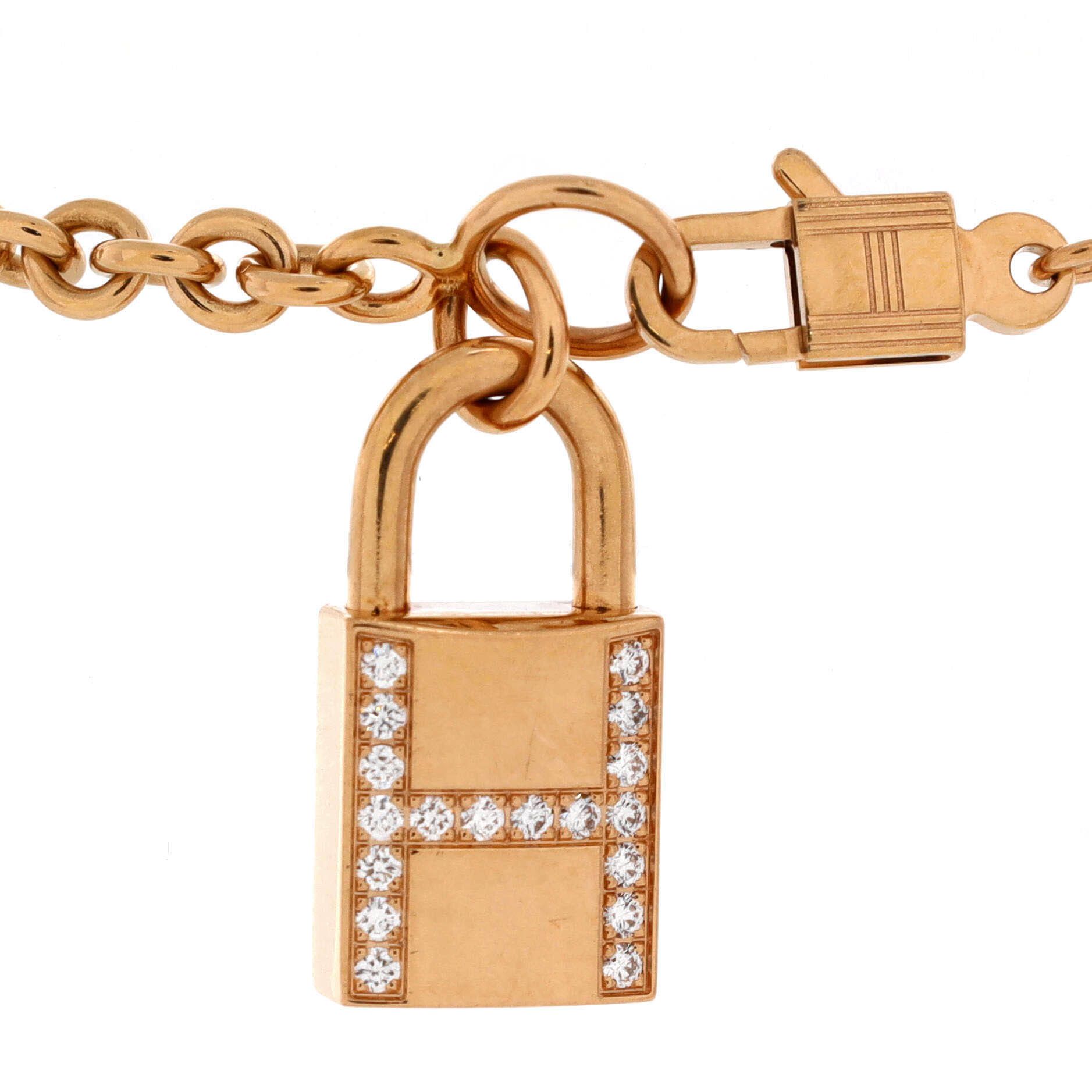 Hermes Amulettes Cadenas Pendant Bracelet Size ONE SIZE - 3 Thumbnail