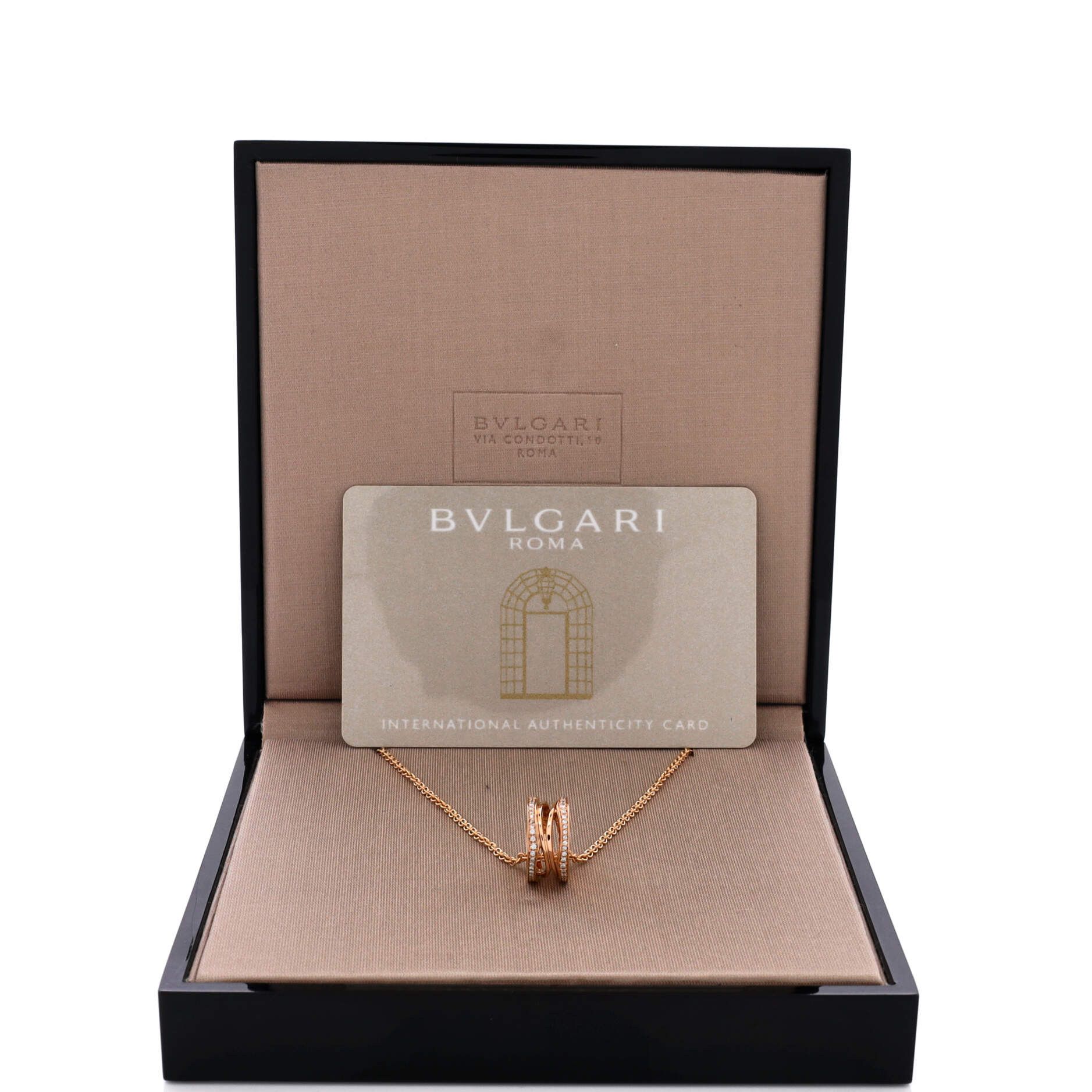 Bvlgari B.Zero1 Open Design Legend Zaha Hadid Pendant Necklace Size ONE SIZE - 2 Thumbnail