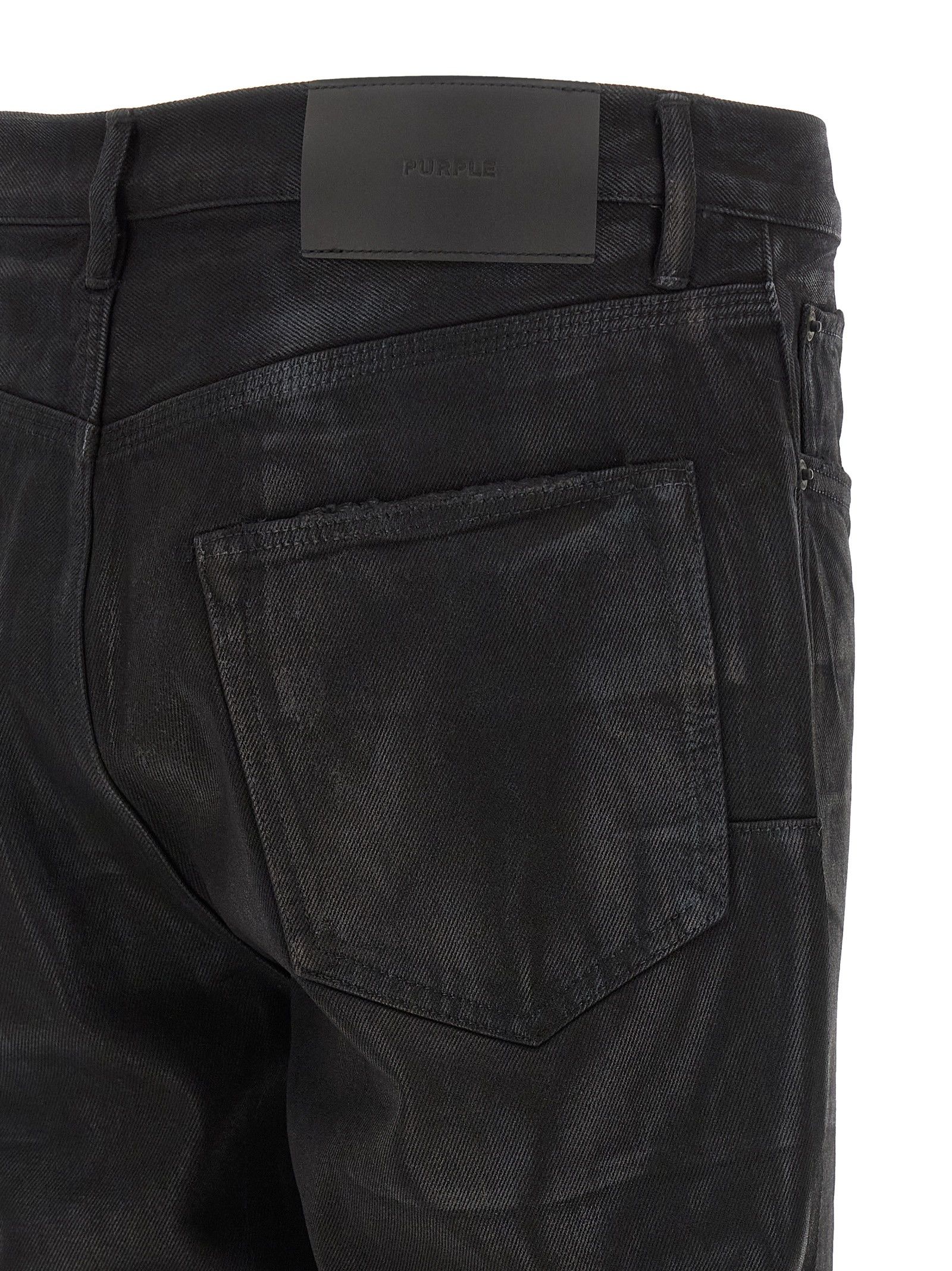 Purple 'P026 Rinsed Foil Boot' jeans Size US 32 / EU 48 - 4 Thumbnail