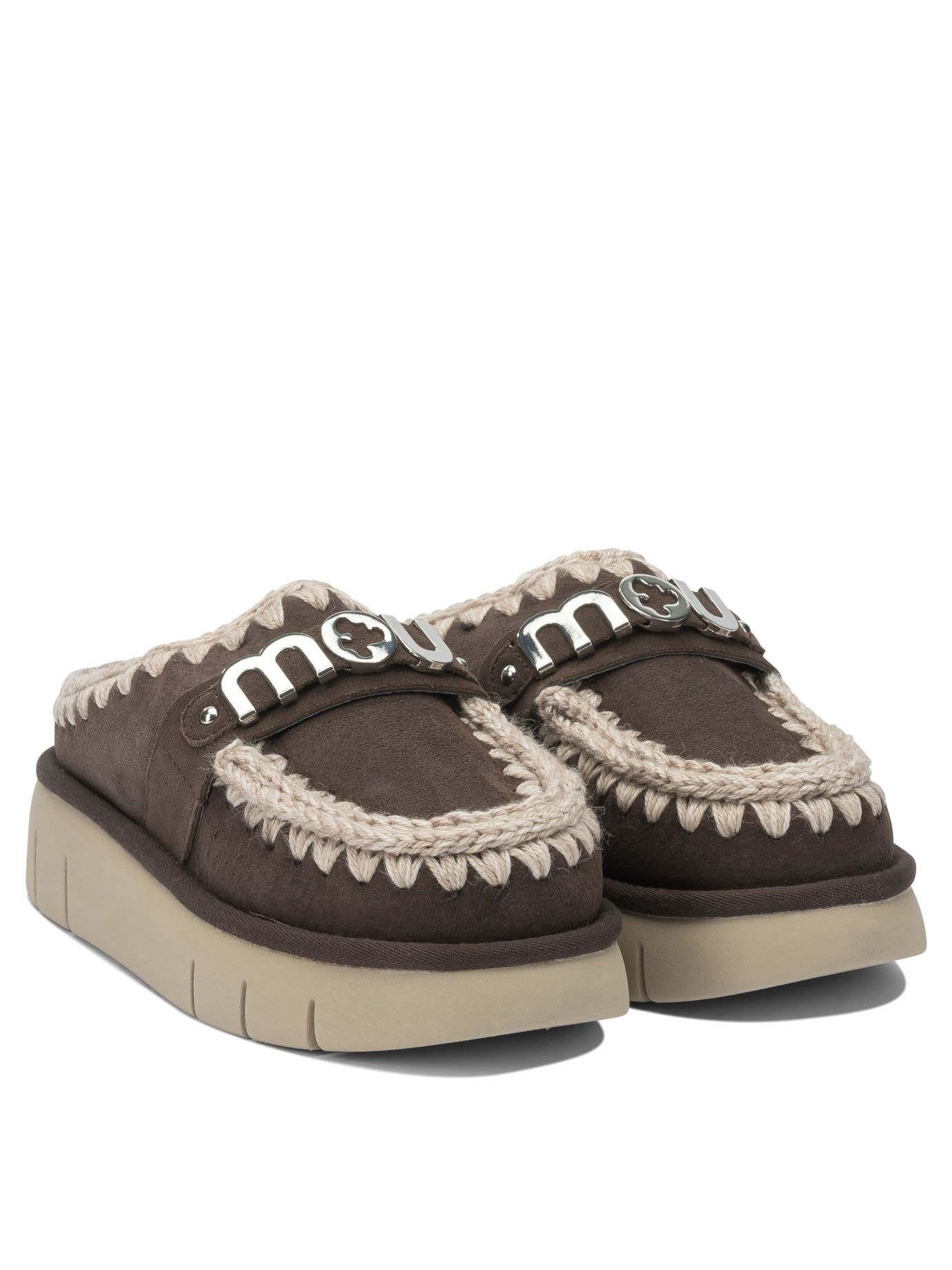 Mou Mou Bounce Clog Metal Logo Slippers IT 36 Women - USA Duties Paid Size US 6 / IT 36 - 2 Thumbnail