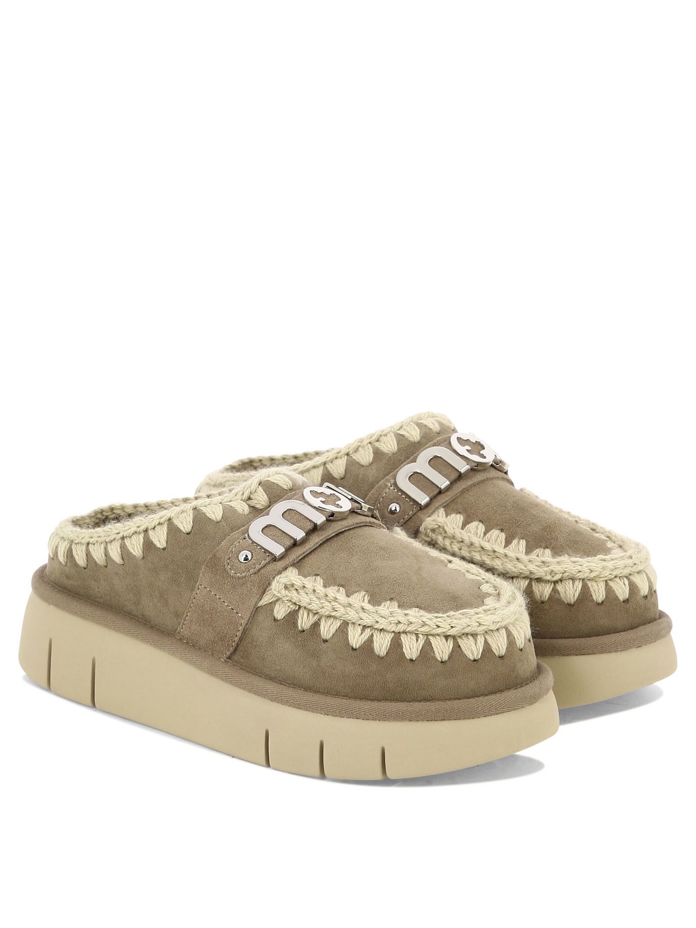 Mou Mou Bounce Clog Metal Logo Slippers IT 41 Women - USA Duties Paid Size US 11 / IT 41 - 2 Thumbnail