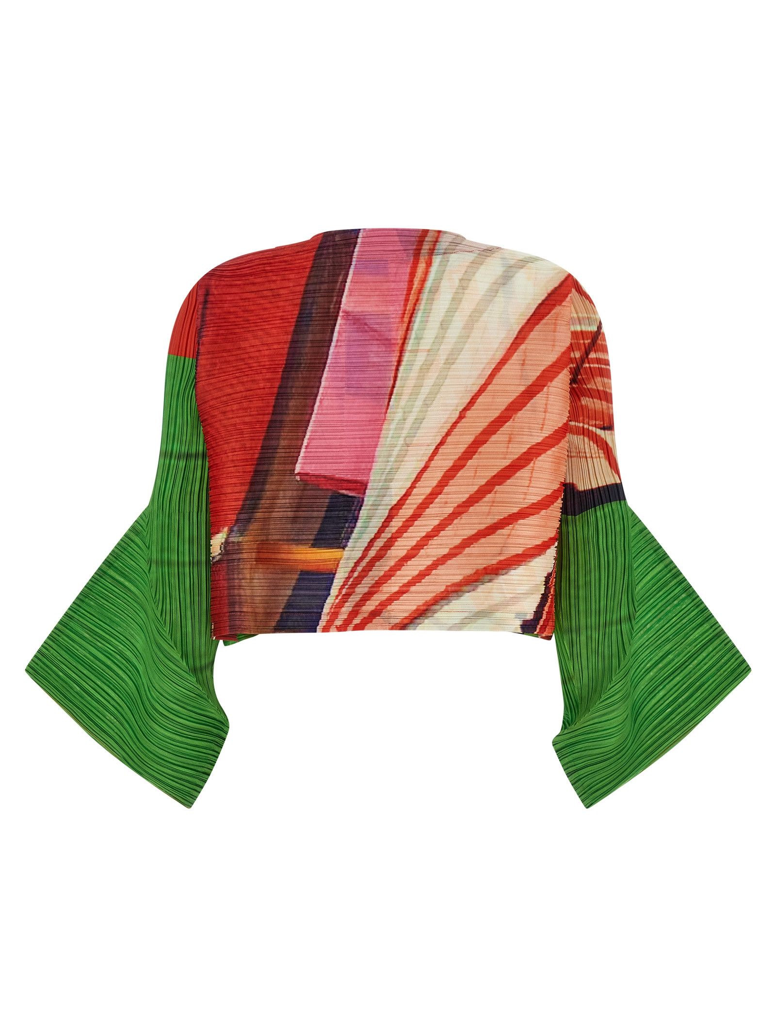 Pleats Please Issey Miyake 'City Collage' cardigan Size M / US 6-8 / IT 42-44 - 2 Thumbnail