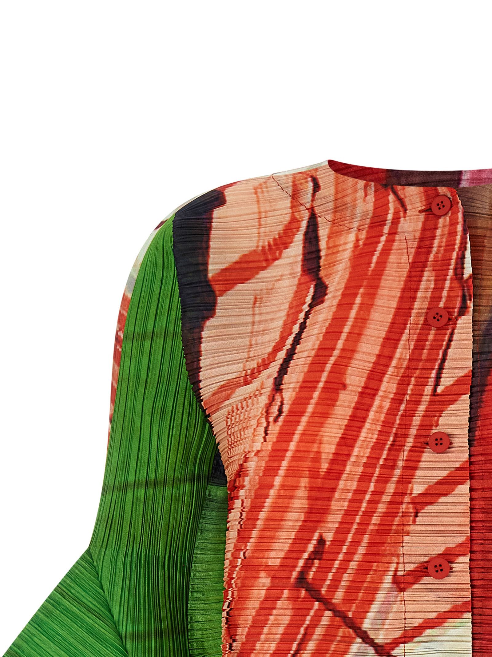 Pleats Please Issey Miyake 'City Collage' cardigan Size M / US 6-8 / IT 42-44 - 3 Thumbnail