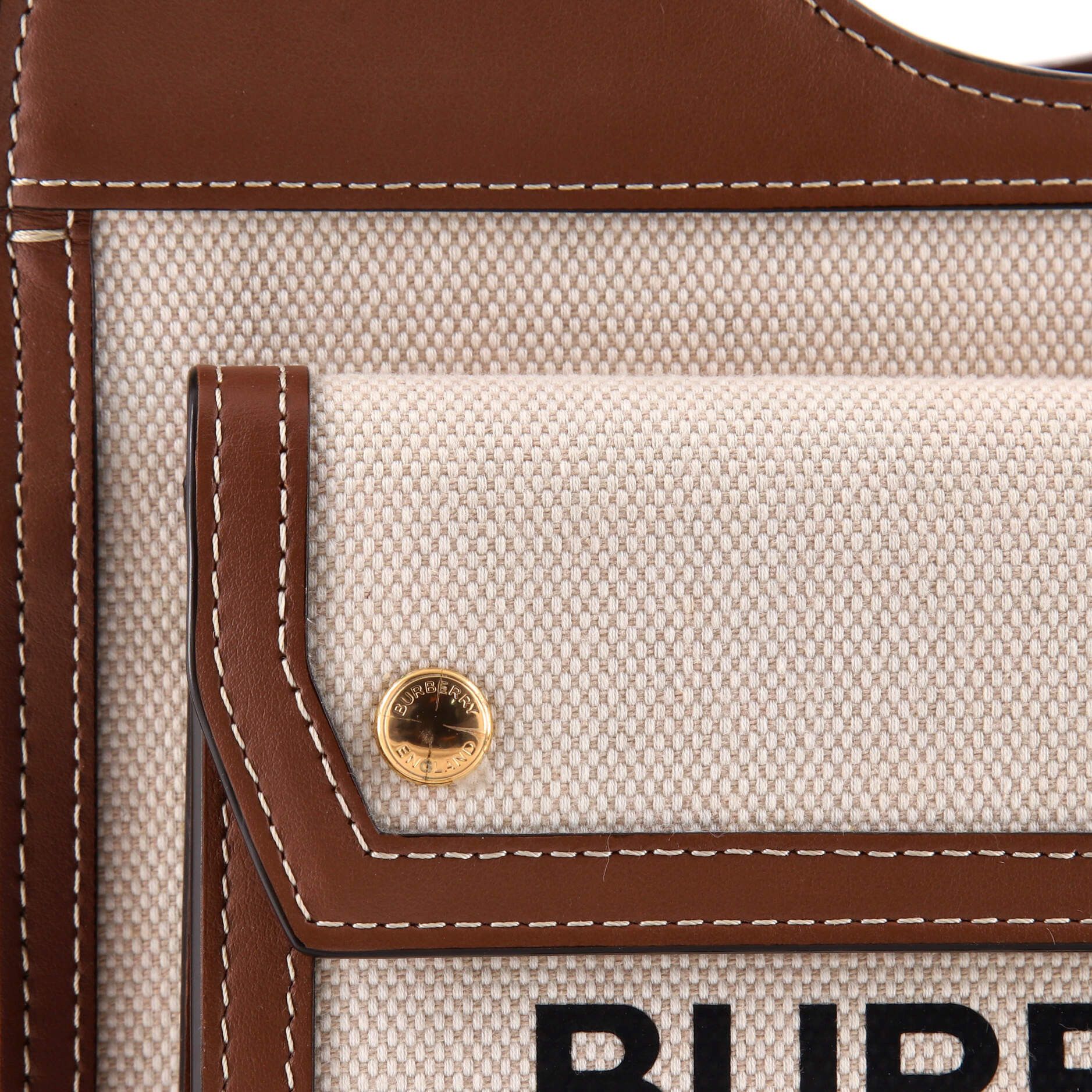 Burberry Logo Pocket Tote Size ONE SIZE - 7 Thumbnail