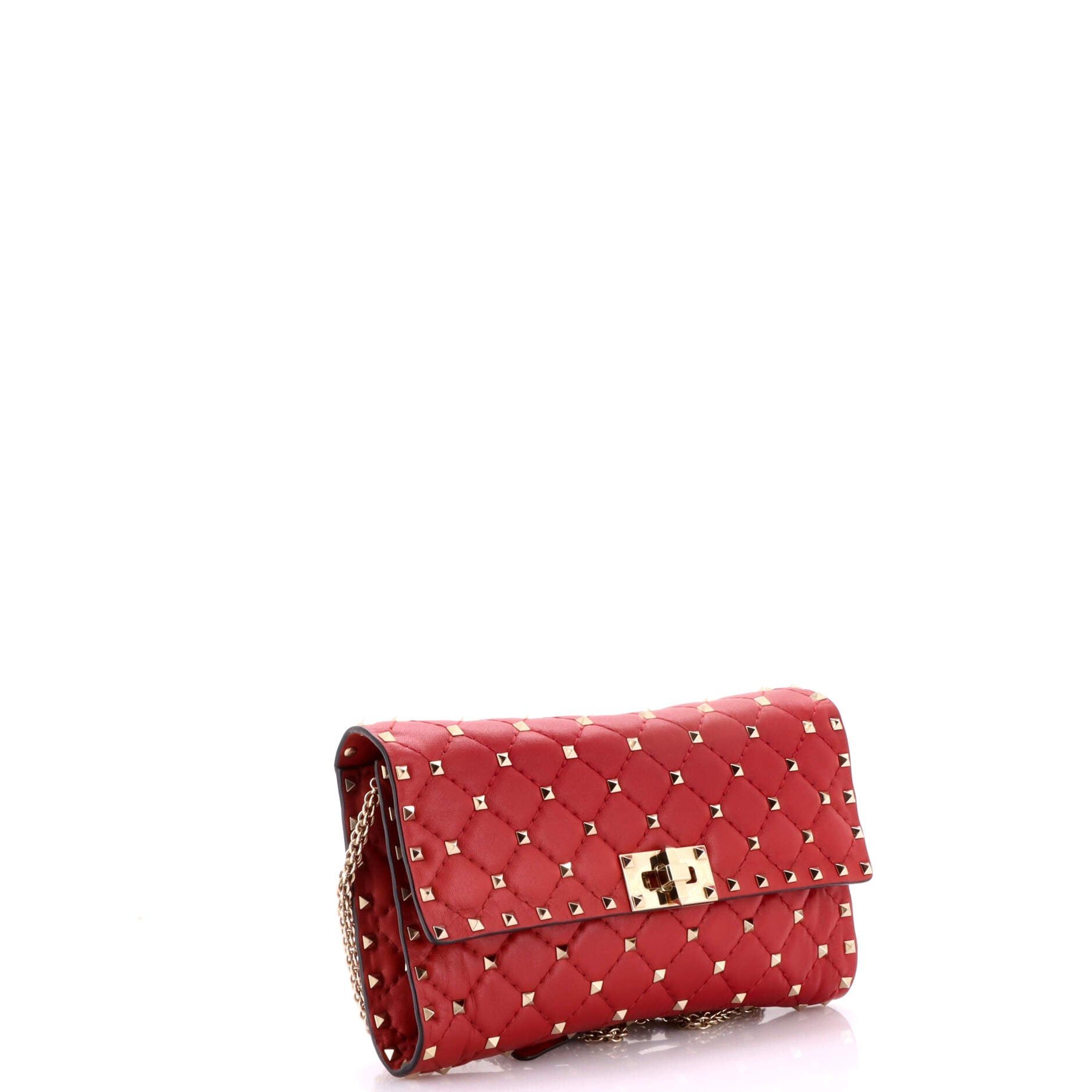 Valentino Rockstud Spike Wallet on Chain Size ONE SIZE - 2 Thumbnail