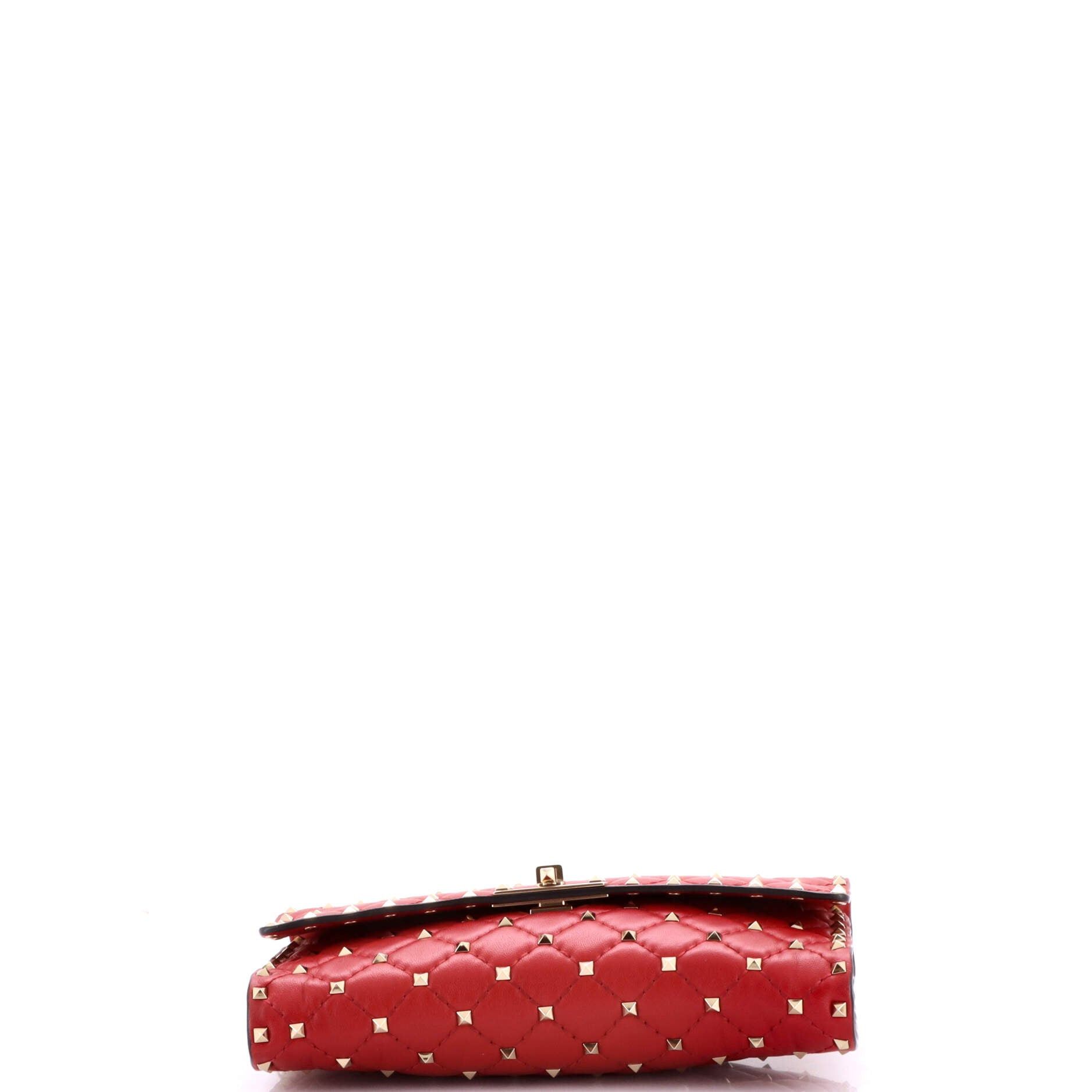 Valentino Rockstud Spike Wallet on Chain Size ONE SIZE - 4 Thumbnail