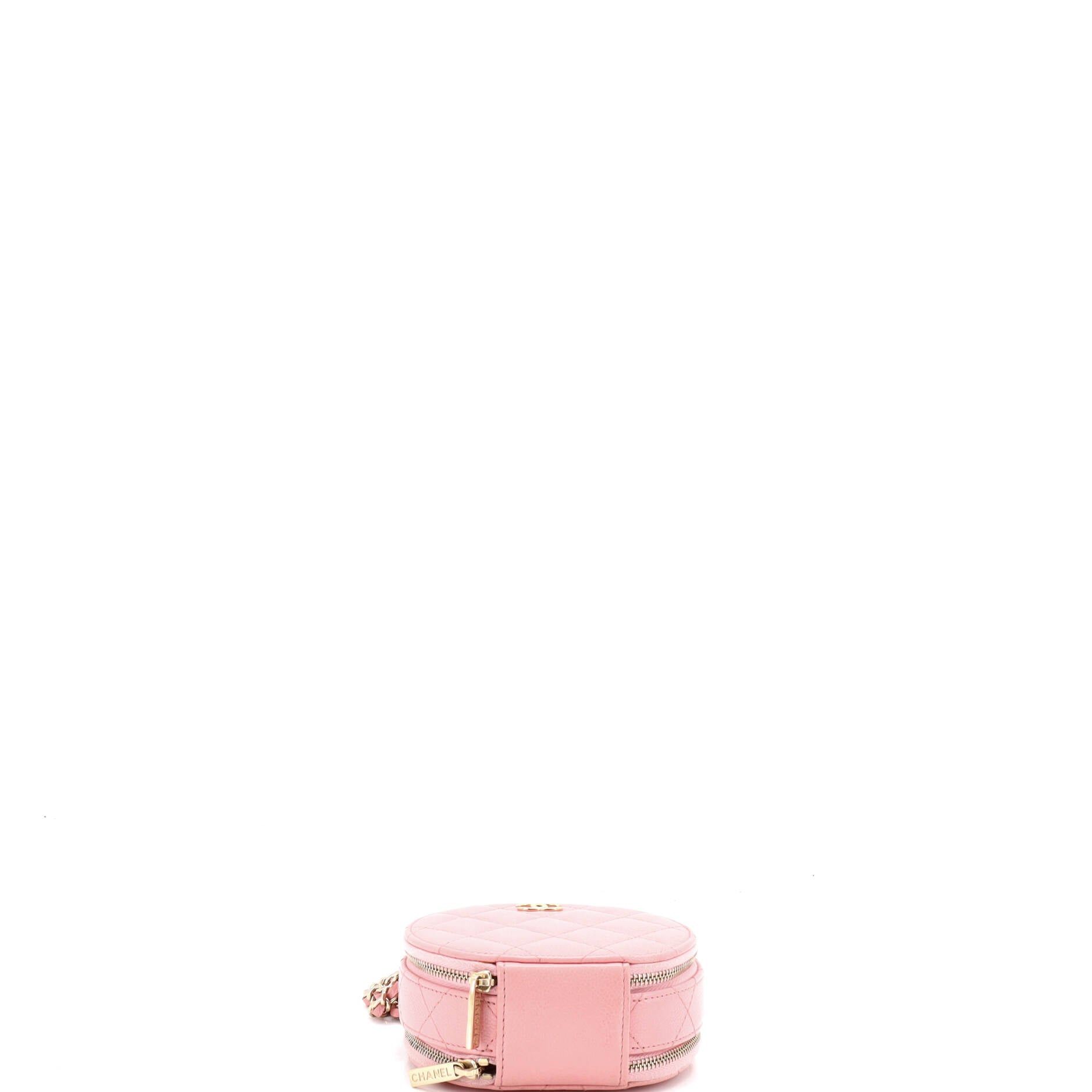 Chanel Handle with Care Round Vanity Case with Chain Size ONE SIZE - 4 Thumbnail