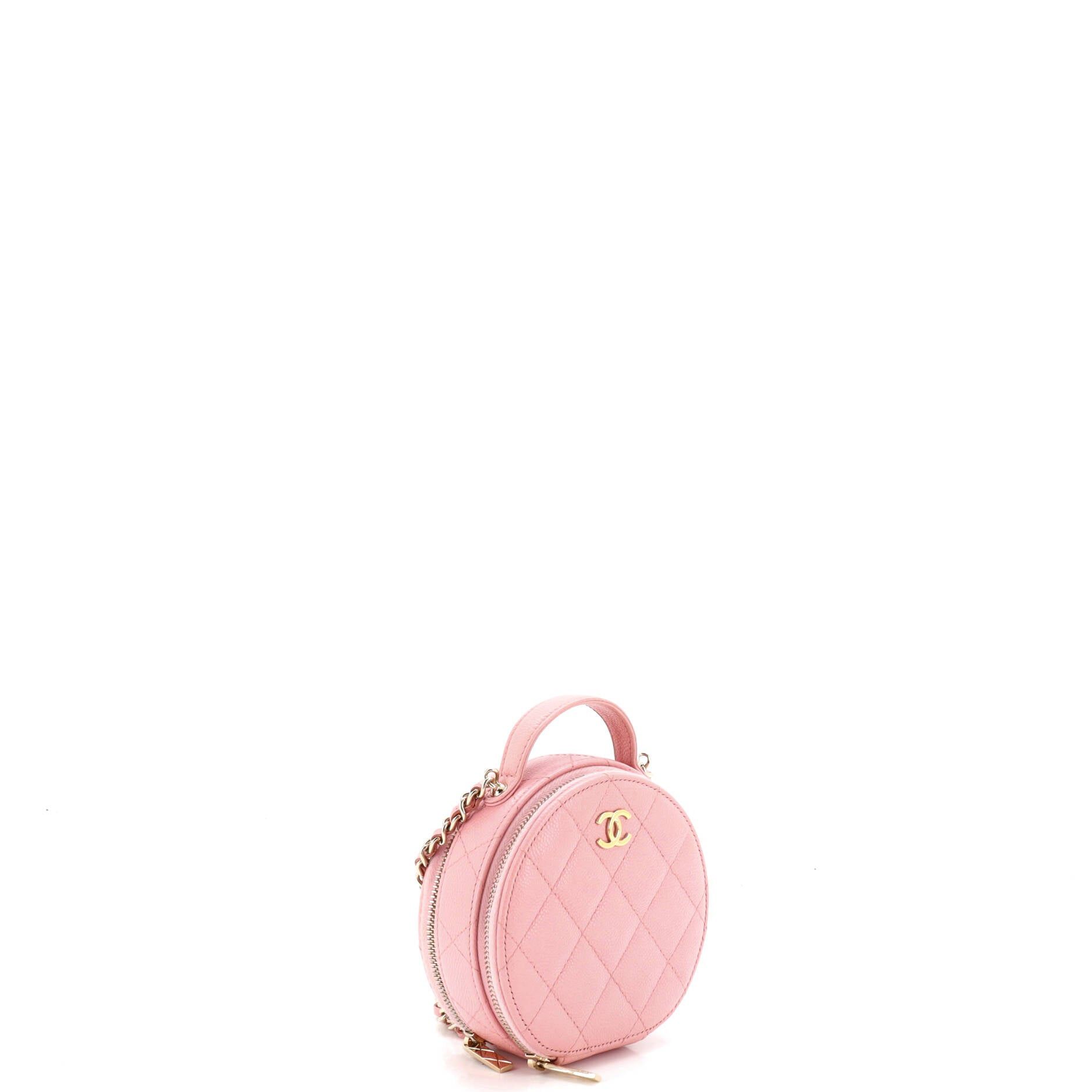 Chanel Handle with Care Round Vanity Case with Chain Size ONE SIZE - 2 Thumbnail