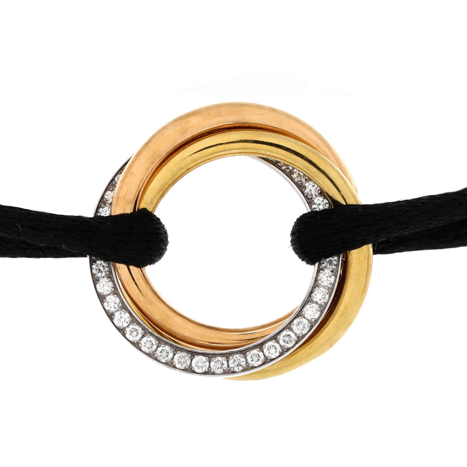 Cartier Trinity On Cord Bracelet Size ONE SIZE - 2 Thumbnail