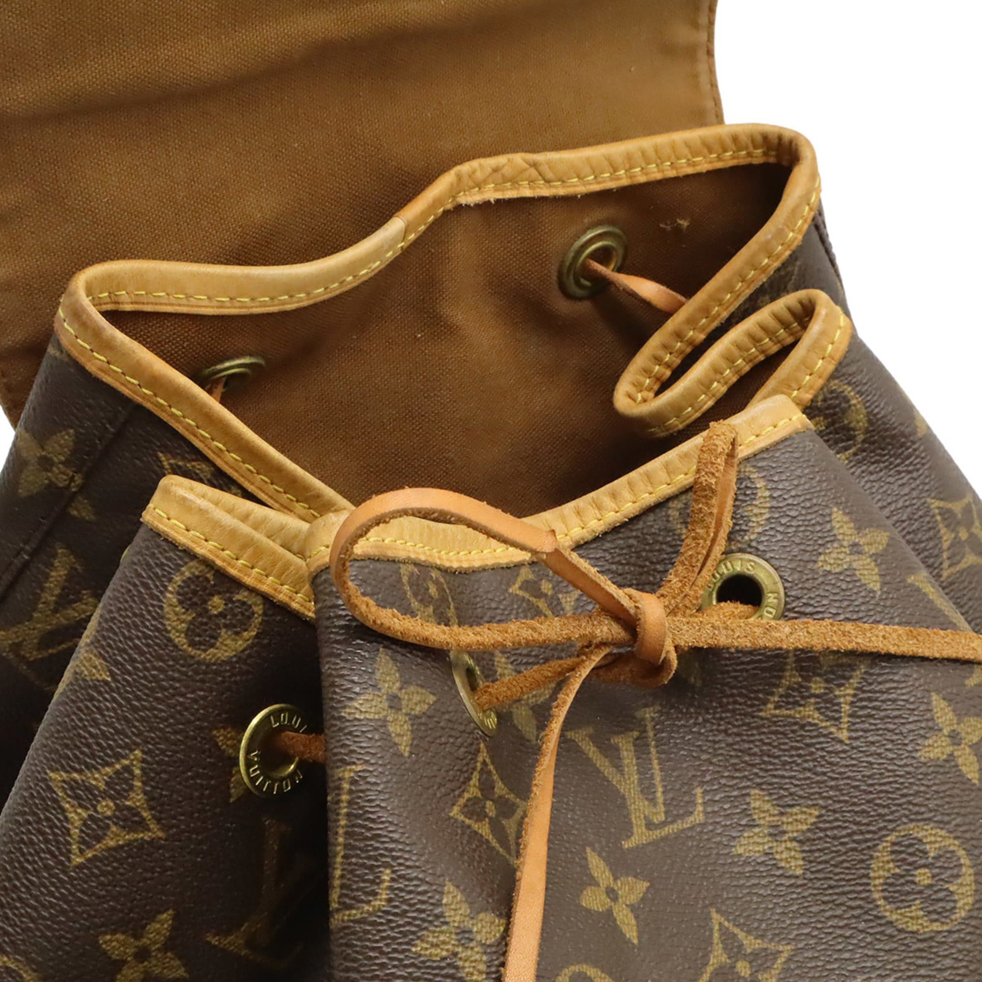 LOUIS VUITTON Monogram Montsouris GM Backpack Shoulder Bag  display picture 2