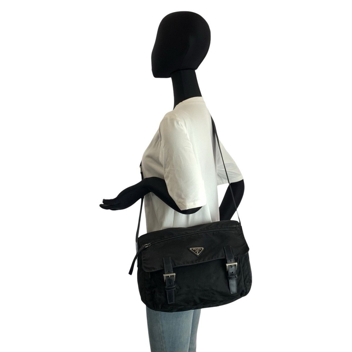 Prada Prada Prada Tessuto Nylon Shoulder Bag Textile Shoulder Bag DUTY FREE for USA Size ONE SIZE - 6 Thumbnail