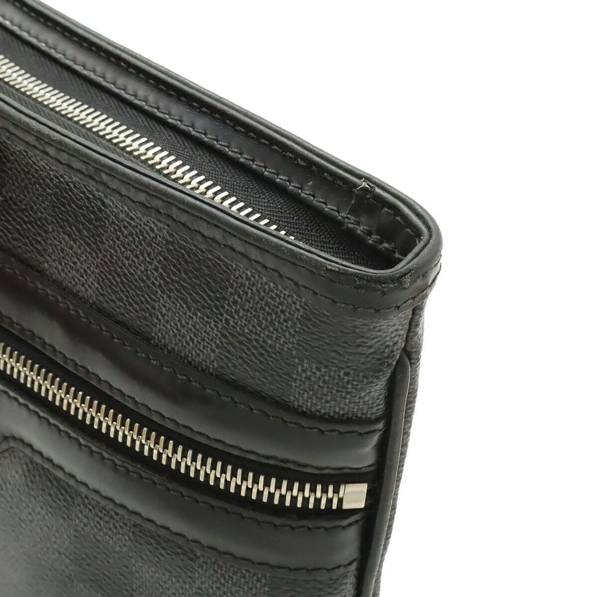Louis Vuitton Louis Vuitton Louis Vuitton Thomas Damier Graphite Shoulder Bag Textile Crossbody Bag N58028 DUTY FREE for USA Size ONE SIZE - 9 Thumbnail
