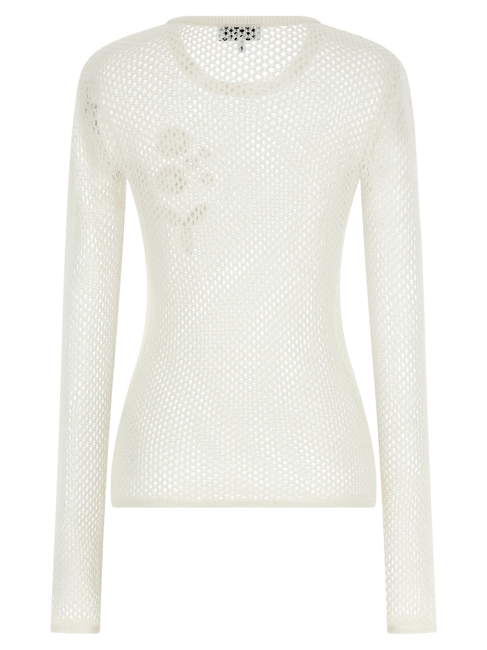 Ganni Pointelle Cotton Sweater Size XS / US 0-2 / IT 36-38 - 2 Thumbnail