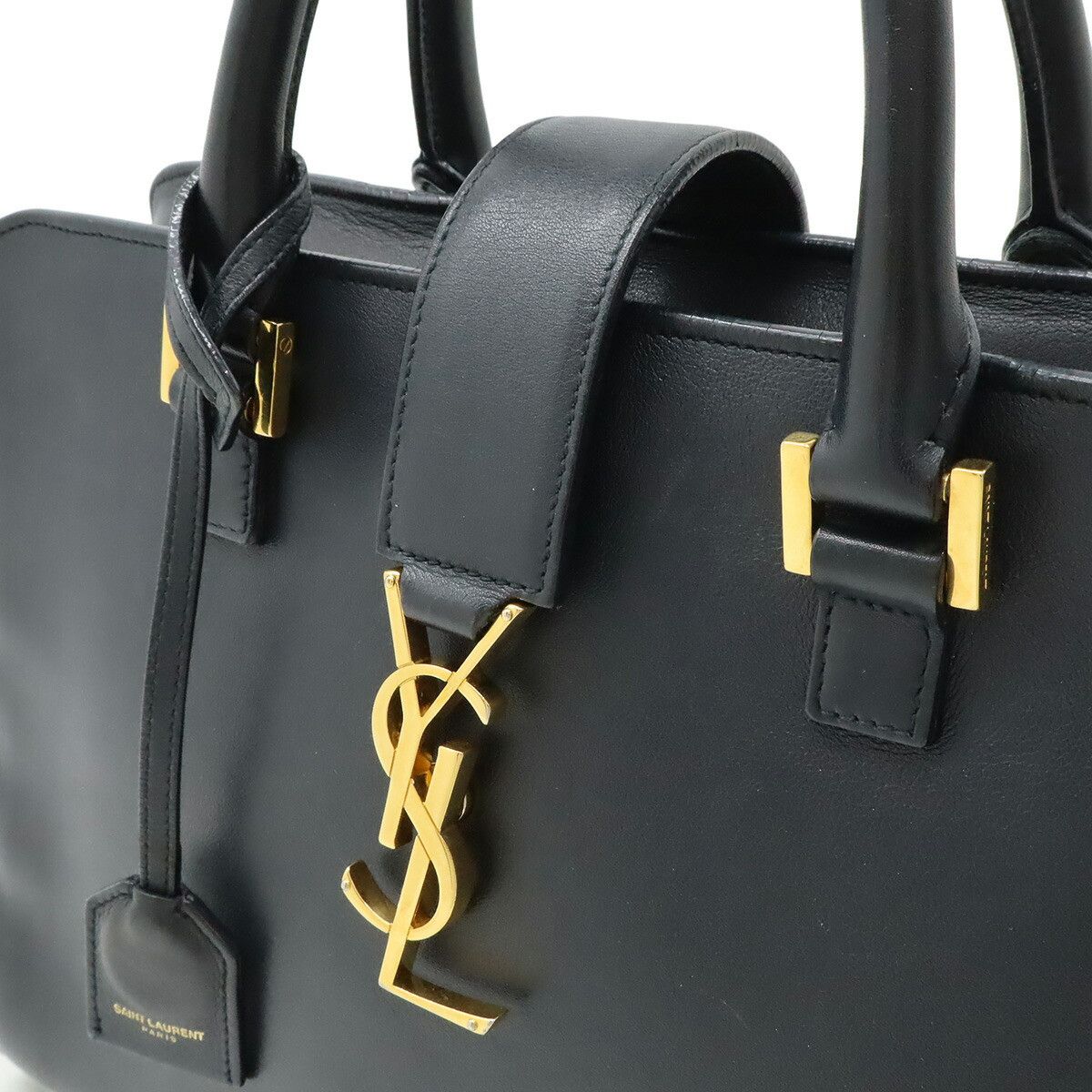 Yves Saint Laurent Yves Saint Laurent Saint Laurent Paris Monogram Leather 2way Handbag Leather Handbag 357395 DUTY FREE for USA Size ONE SIZE - 8 Thumbnail