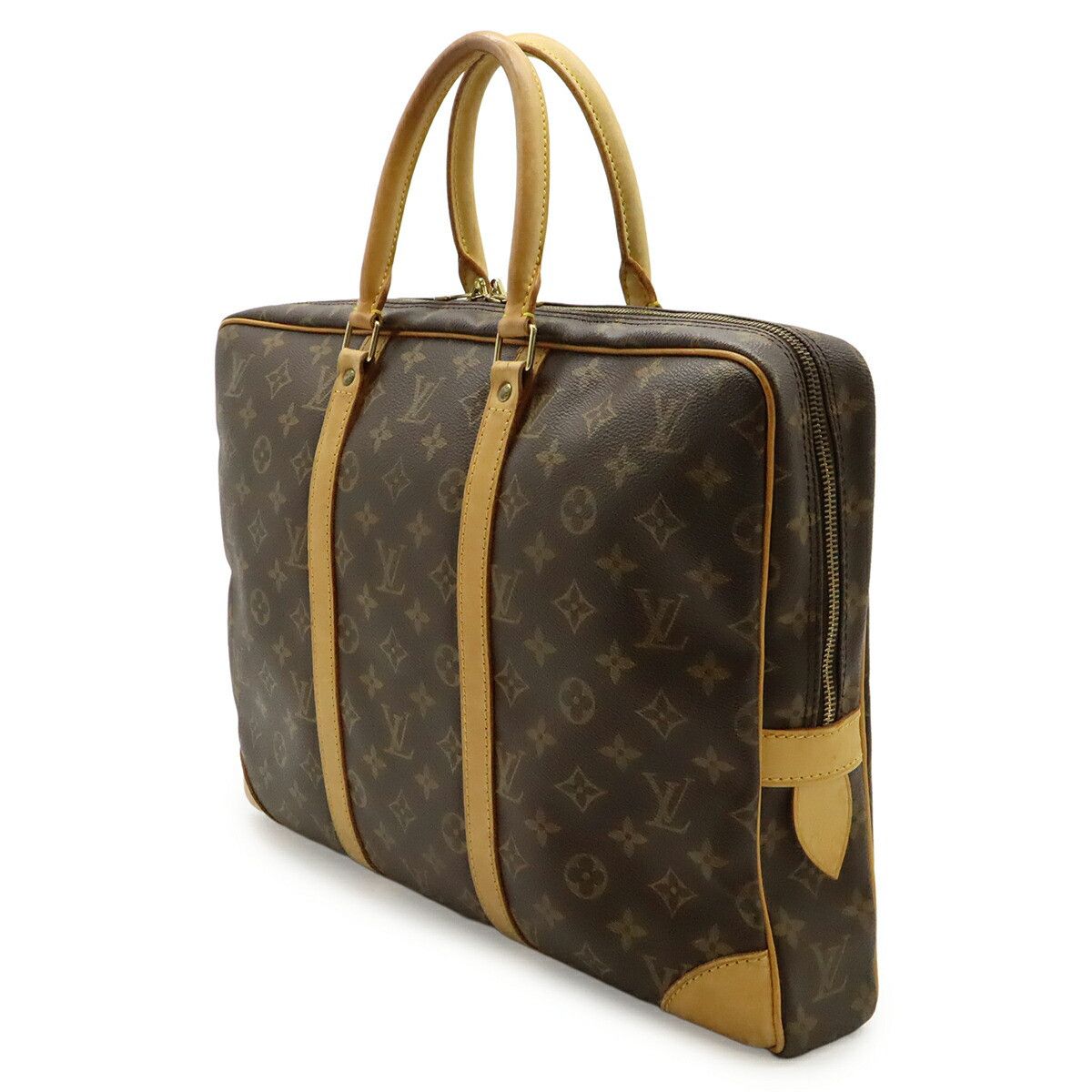 Louis Vuitton Louis Vuitton Louis Vuitton PDV Monogram Briefcase Textile Business Bag M53361 DUTY FREE for USA Size ONE SIZE - 2 Thumbnail