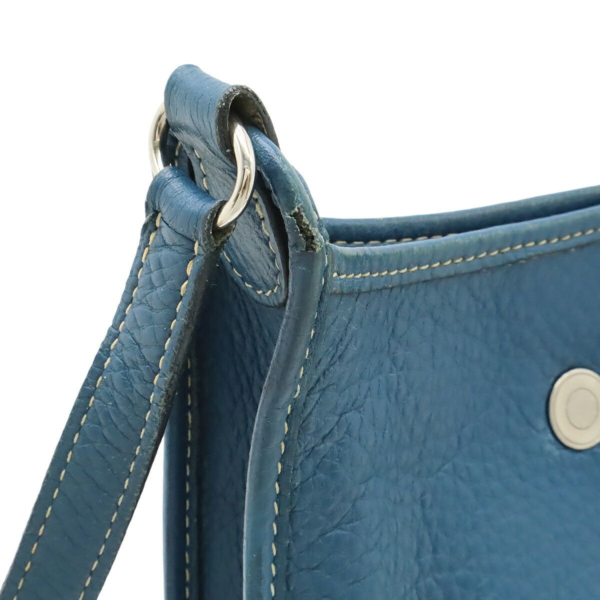 Hermes Hermes Hermès VespaTPM Togo Shoulder Bag Leather Crossbody Bag Stamp G (2003) DUTY FREE for USA Size ONE SIZE - 4 Thumbnail