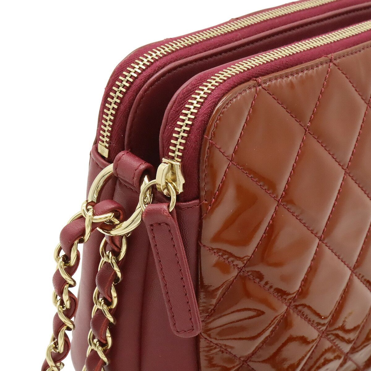 Chanel Chanel Chanel Matelasse Patent Leather Shoulder Bag Plastic / Synthetic Shoulder Bag DUTY FREE for USA Size ONE SIZE - 4 Thumbnail