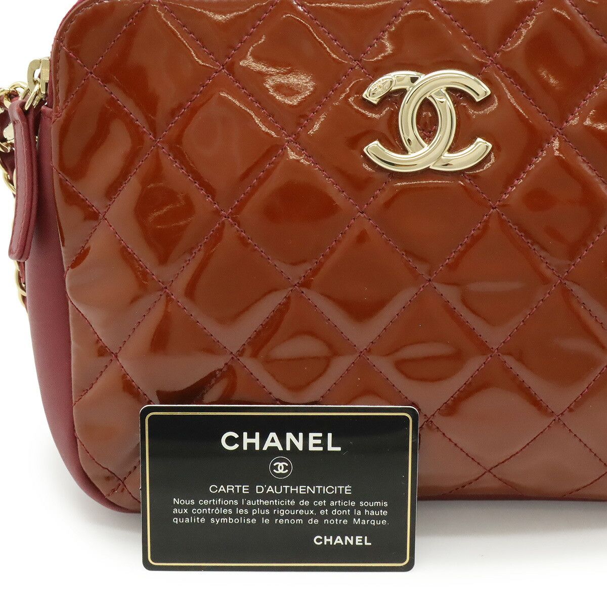 Chanel Chanel Chanel Matelasse Patent Leather Shoulder Bag Plastic / Synthetic Shoulder Bag DUTY FREE for USA Size ONE SIZE - 9 Thumbnail
