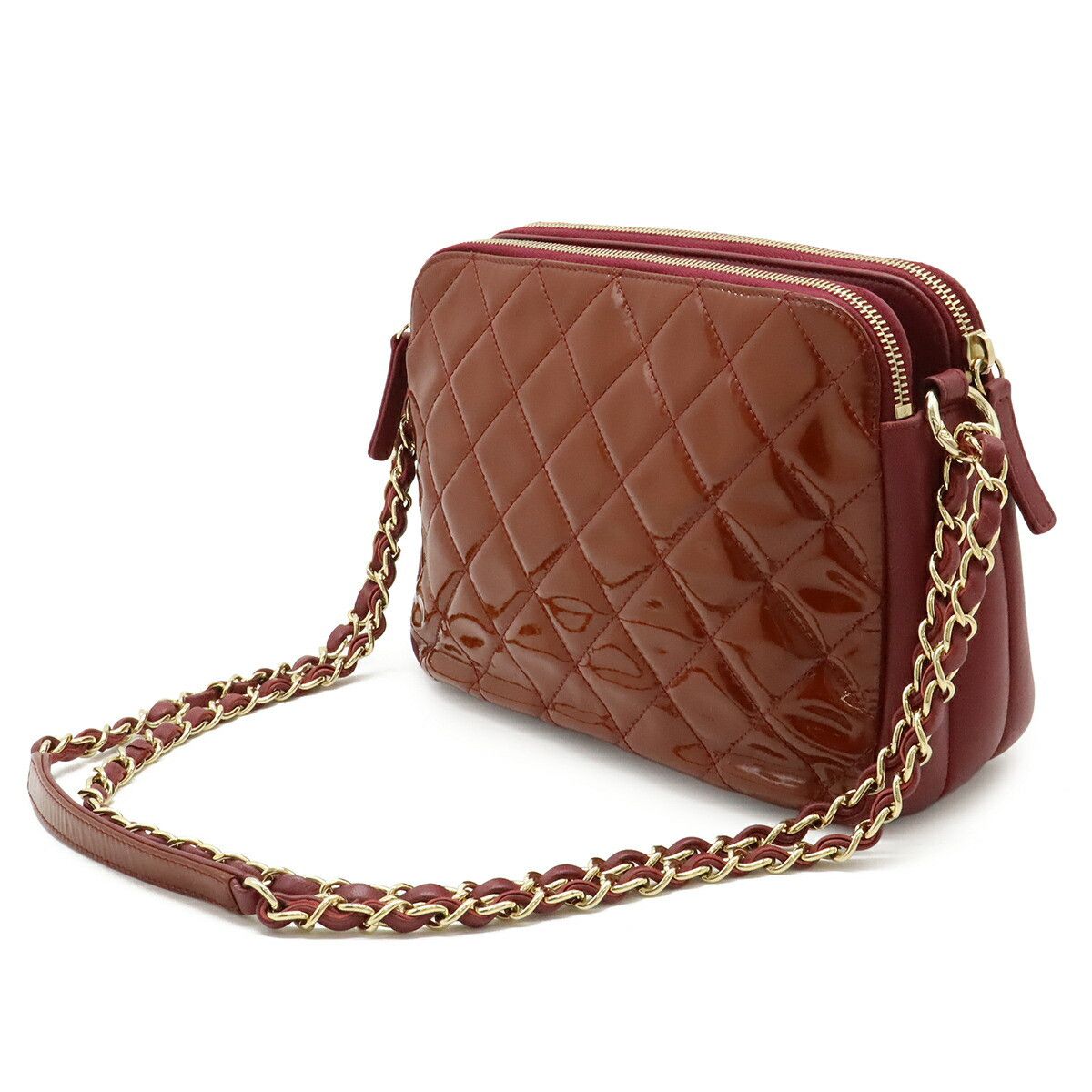 Chanel Chanel Chanel Matelasse Patent Leather Shoulder Bag Plastic / Synthetic Shoulder Bag DUTY FREE for USA Size ONE SIZE - 2 Thumbnail
