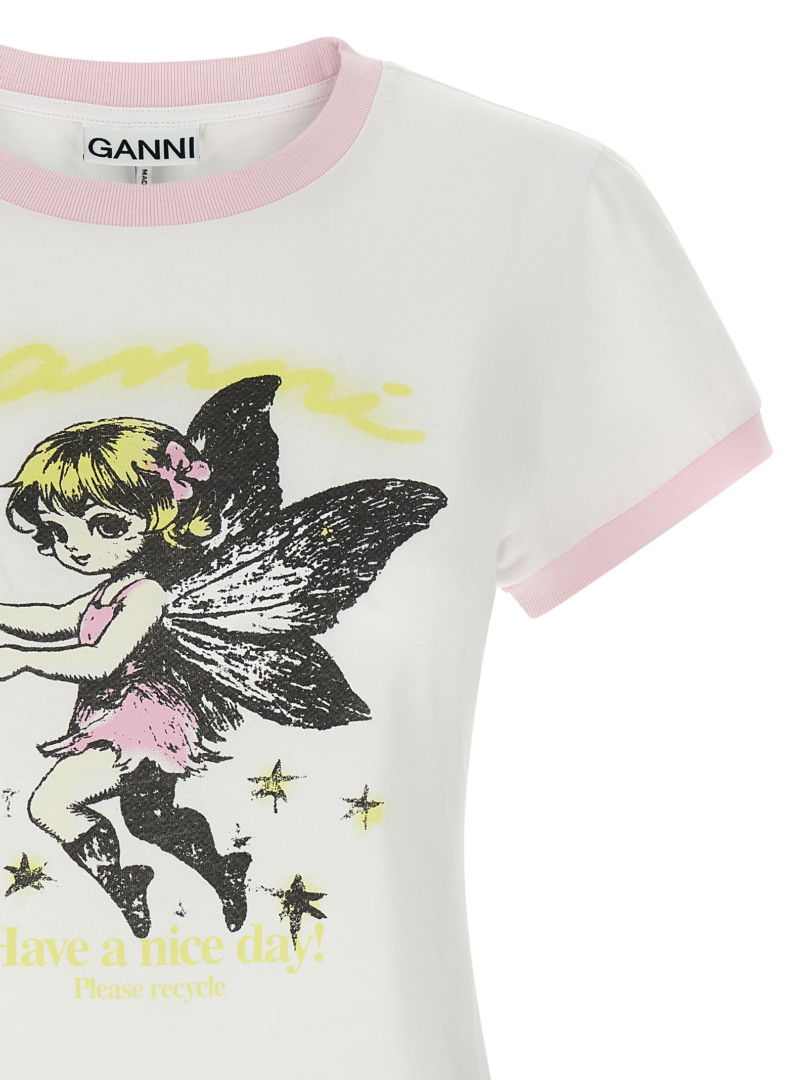 Ganni 'Fairy' T-Shirt Size XS / US 0-2 / IT 36-38 - 3 Thumbnail