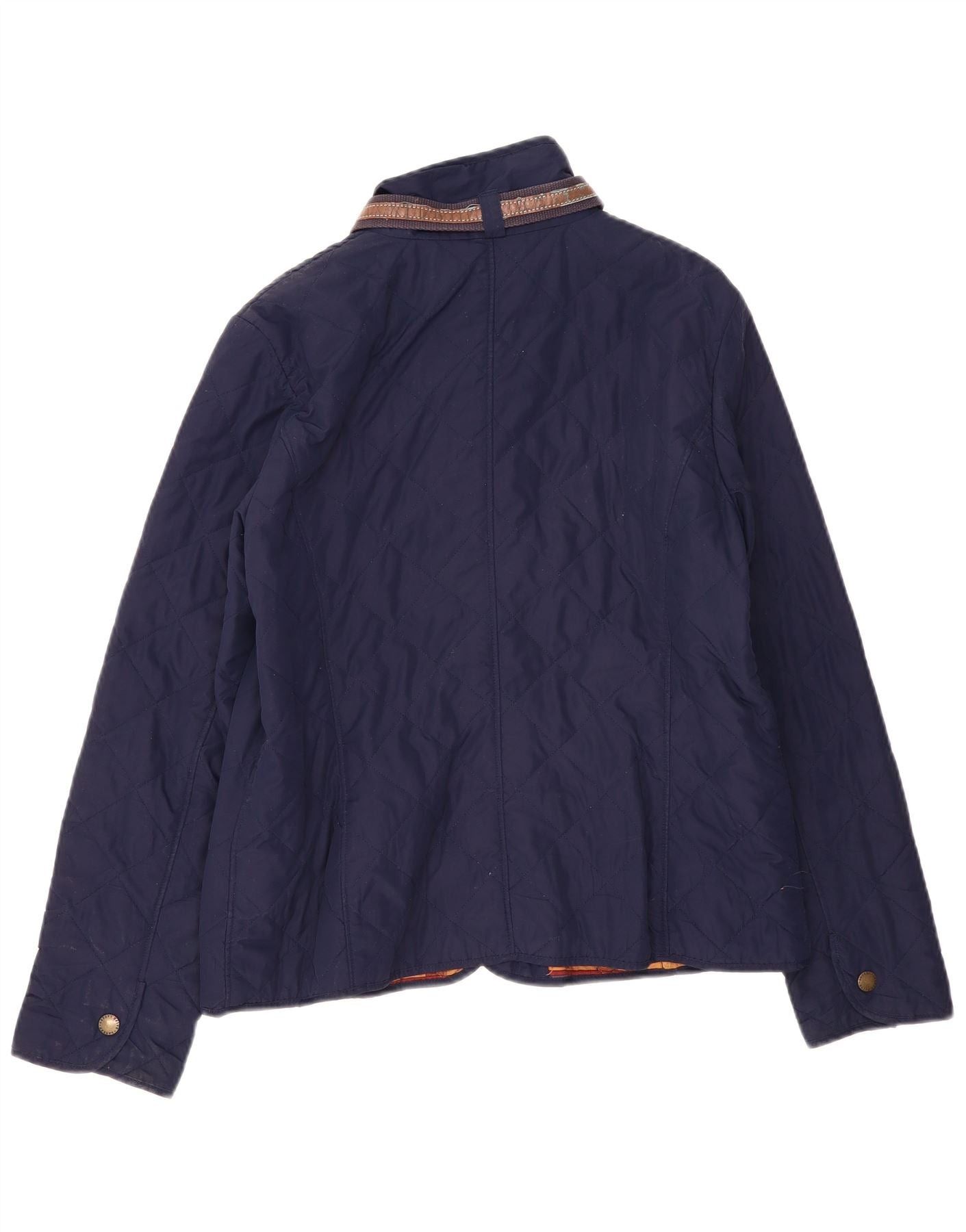 Ralph Lauren Womens Quilted Jacket UK 16 Large Navy Blue Polyester Size M / US 6-8 / IT 42-44 - 2 Thumbnail