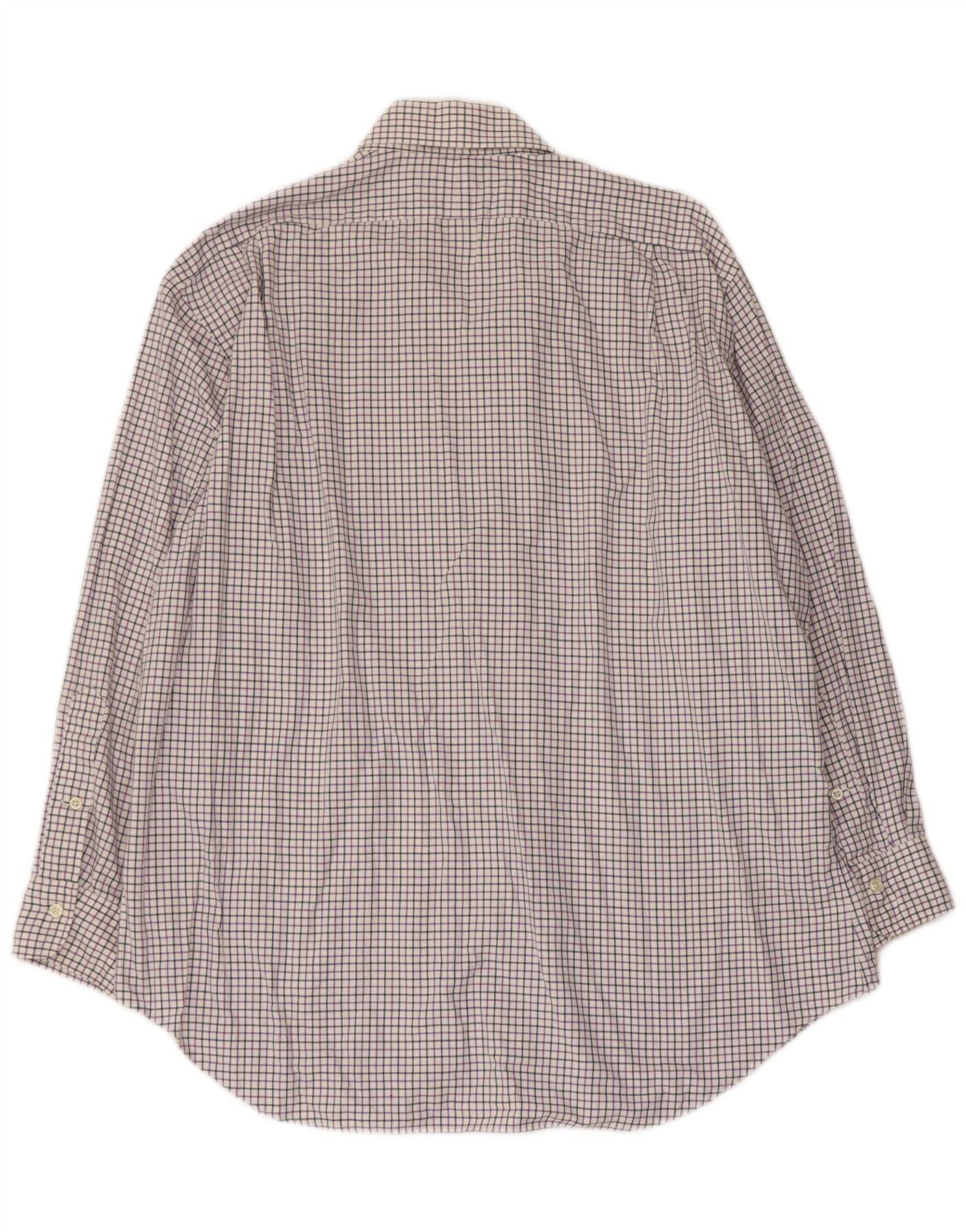 Polo Ralph Lauren Mens Regent Classic Fit Shirt 17 XL White Check Size US XL / EU 56 / 4 - 2 Thumbnail