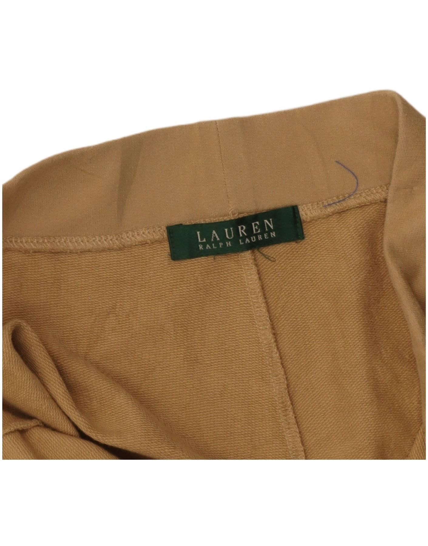 Ralph Lauren Womens Tracksuit Trousers UK 20 2XL Beige Size 40" / US 18 - 3 Thumbnail