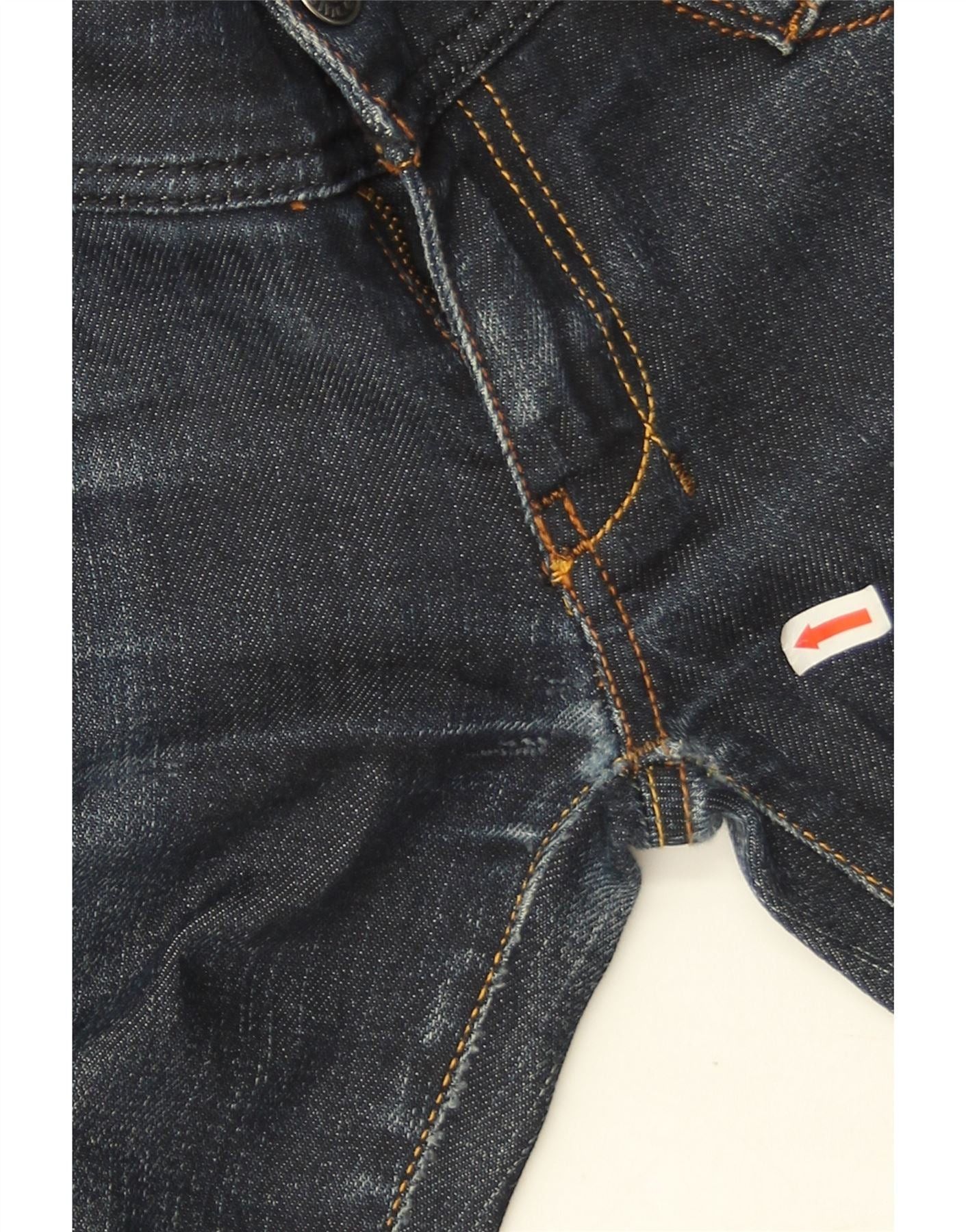 Diesel Womens Matic Skinny Jeans W26 L28 Navy Blue Cotton Size 42" / US 20 - 4 Thumbnail