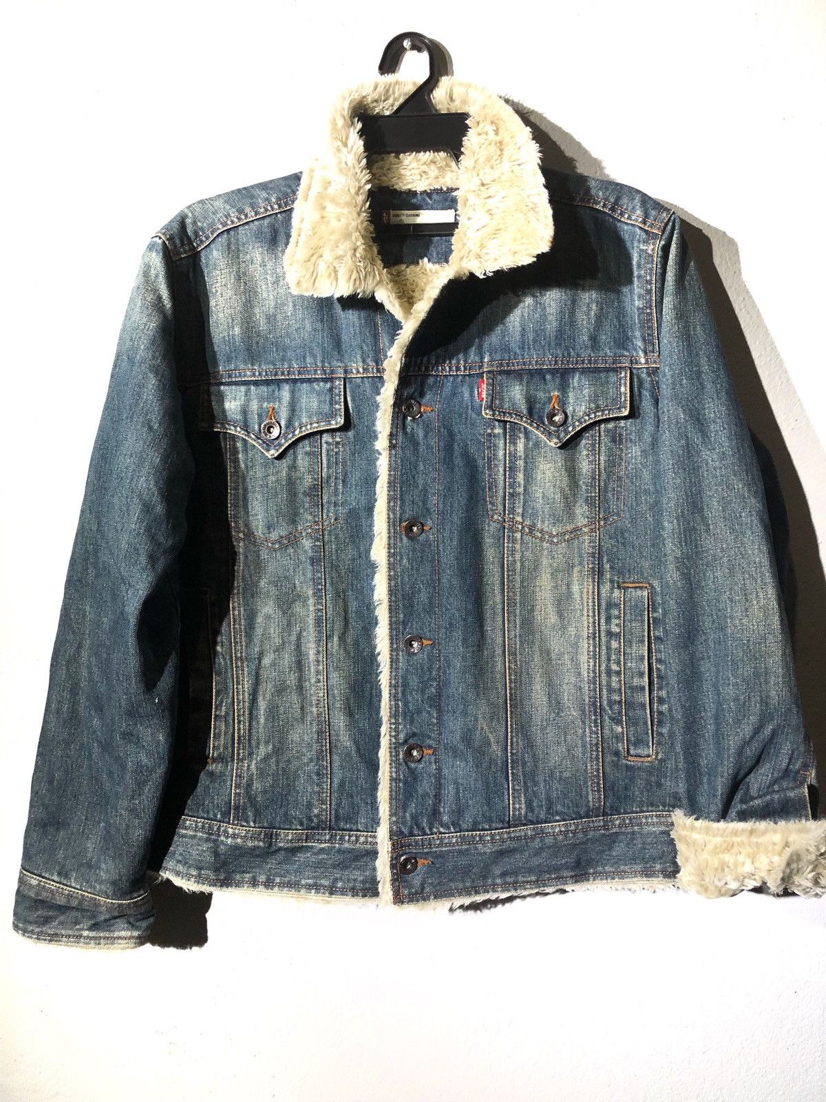 Vintage Kkkgggg Levi’s Sherpa Jacket | Grailed