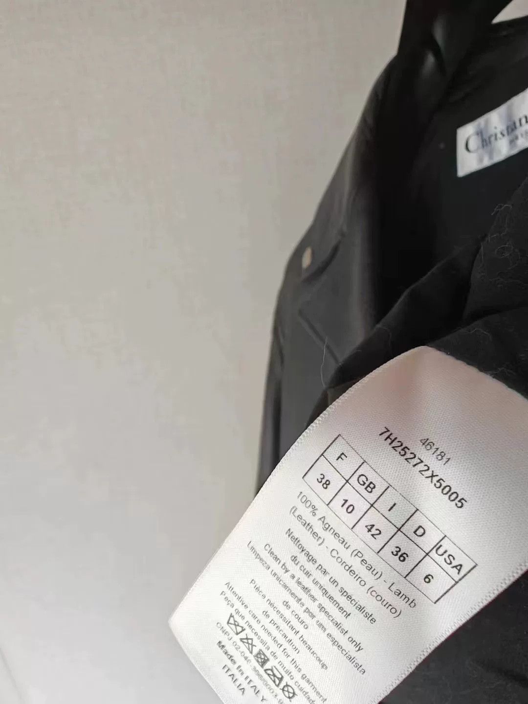 Dior Dior Leather Jacket Size M / US 6-8 / IT 42-44 - 4 Thumbnail