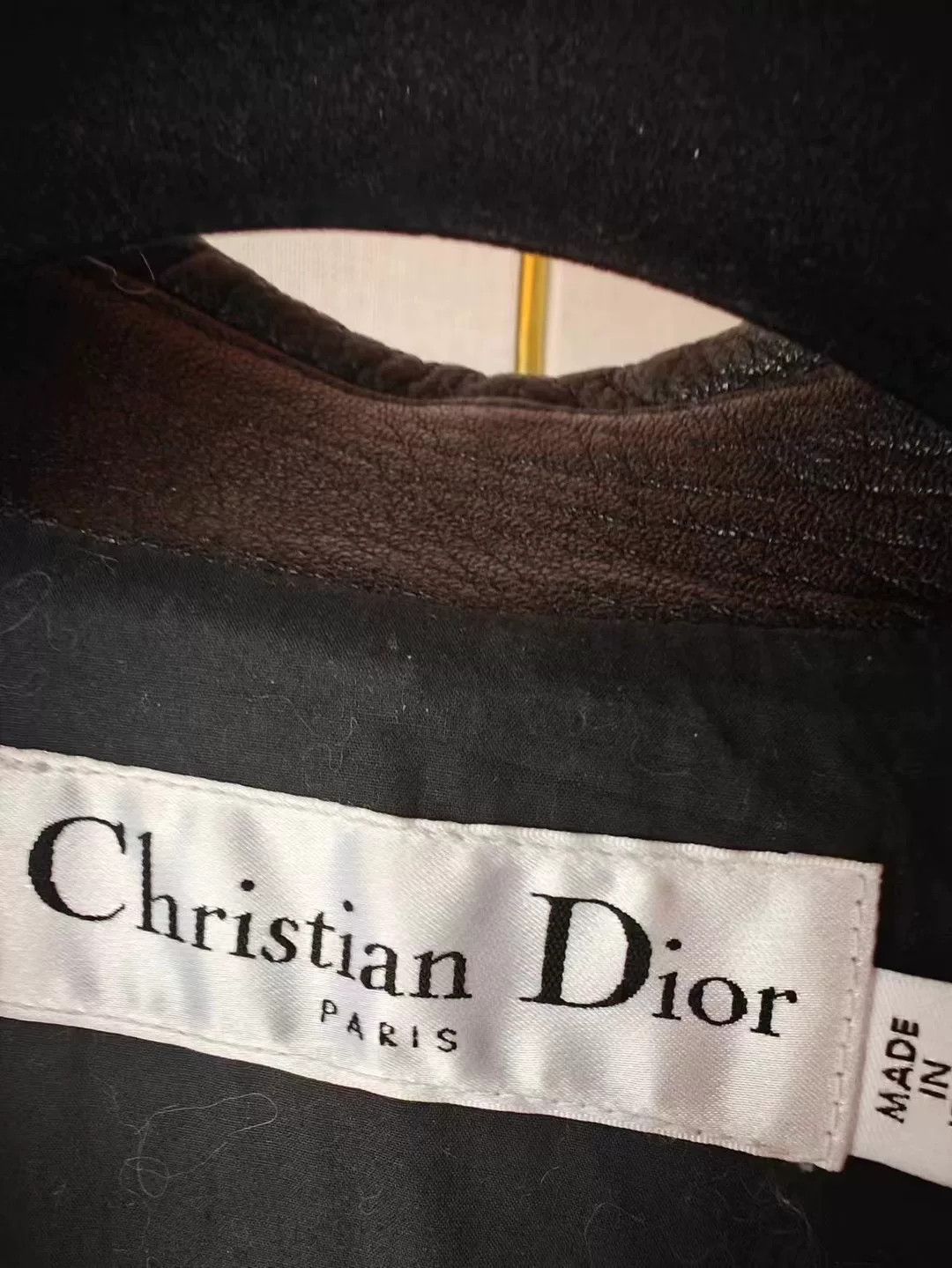 Dior Dior Leather Jacket Size M / US 6-8 / IT 42-44 - 3 Thumbnail