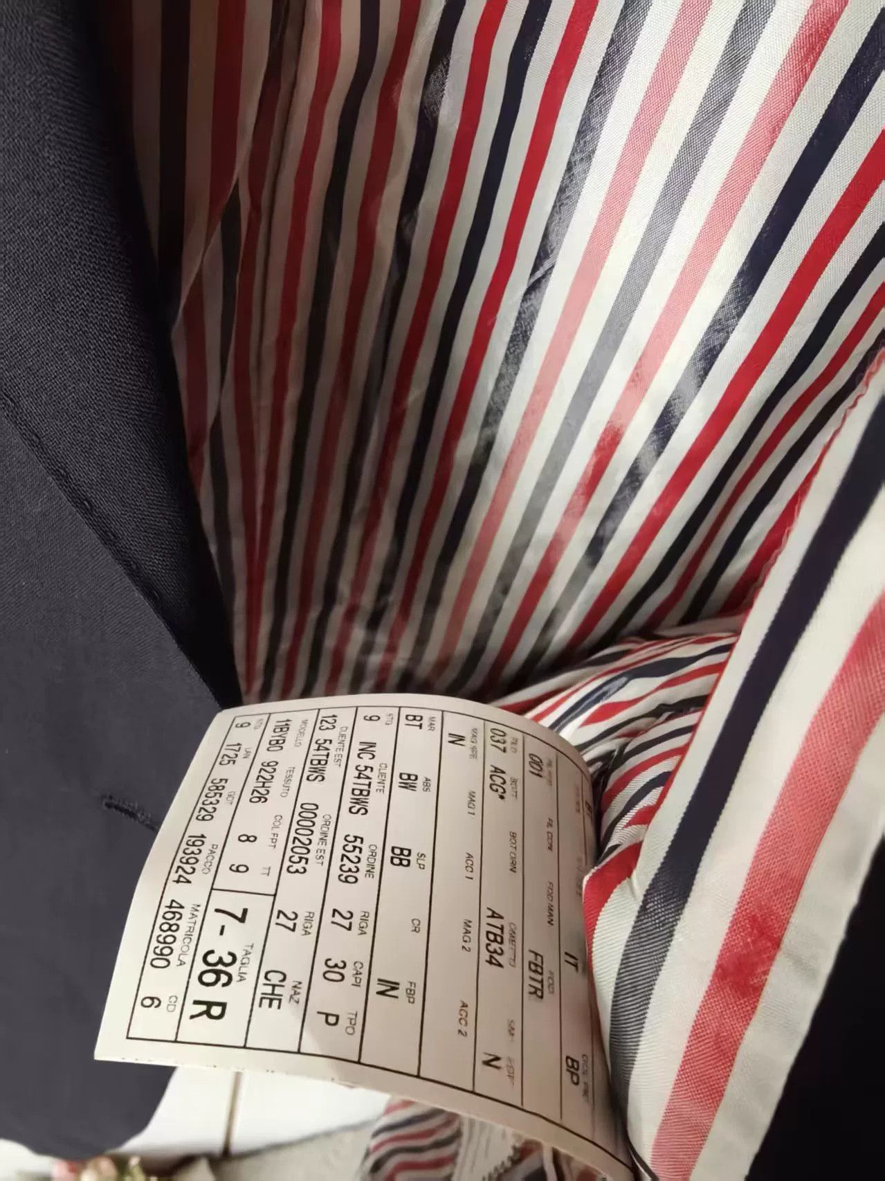 Tory Burch Thom Browne Striped Sleeve Blazer Size US M / EU 48-50 / 2 - 5 Thumbnail