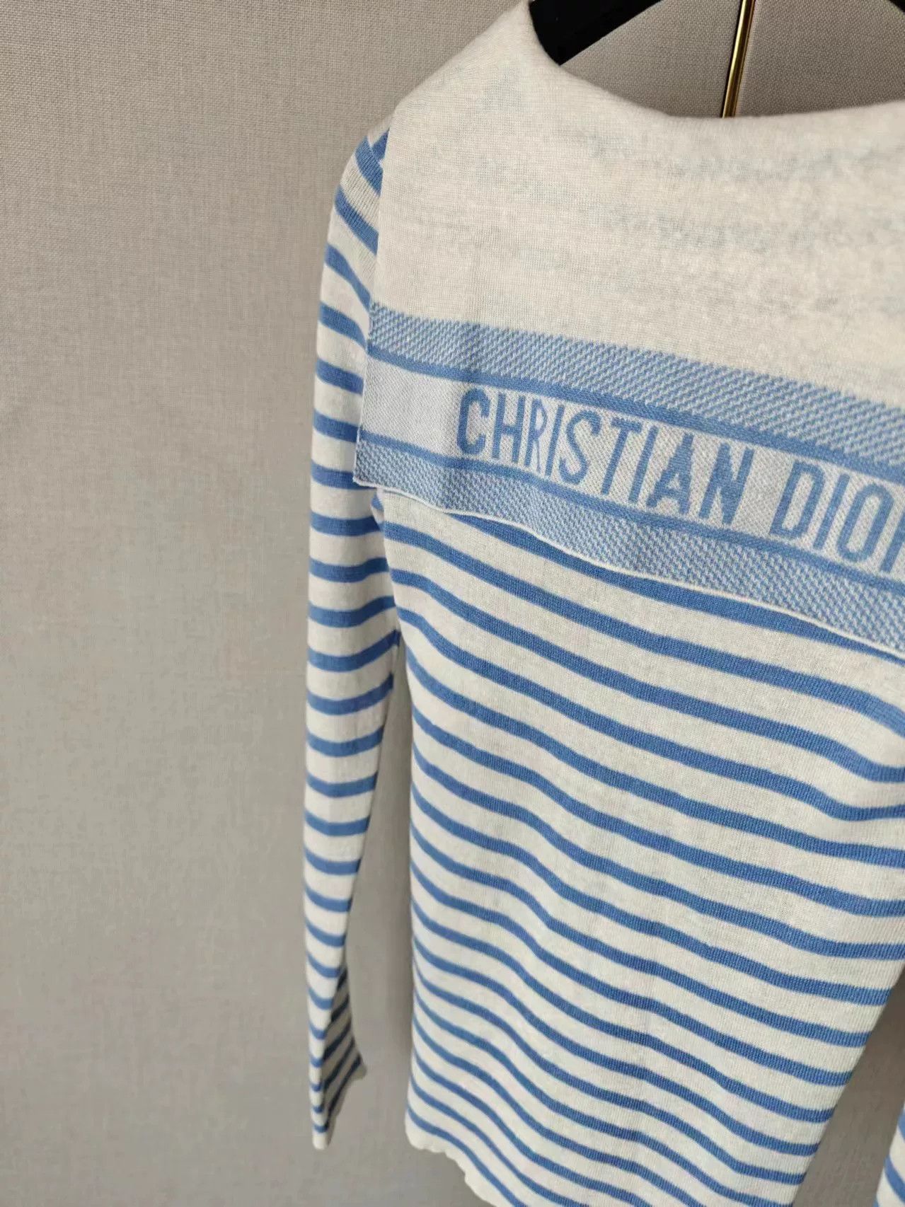 Dior Dior Authentic Striped Top Size M / US 6-8 / IT 42-44 - 3 Thumbnail