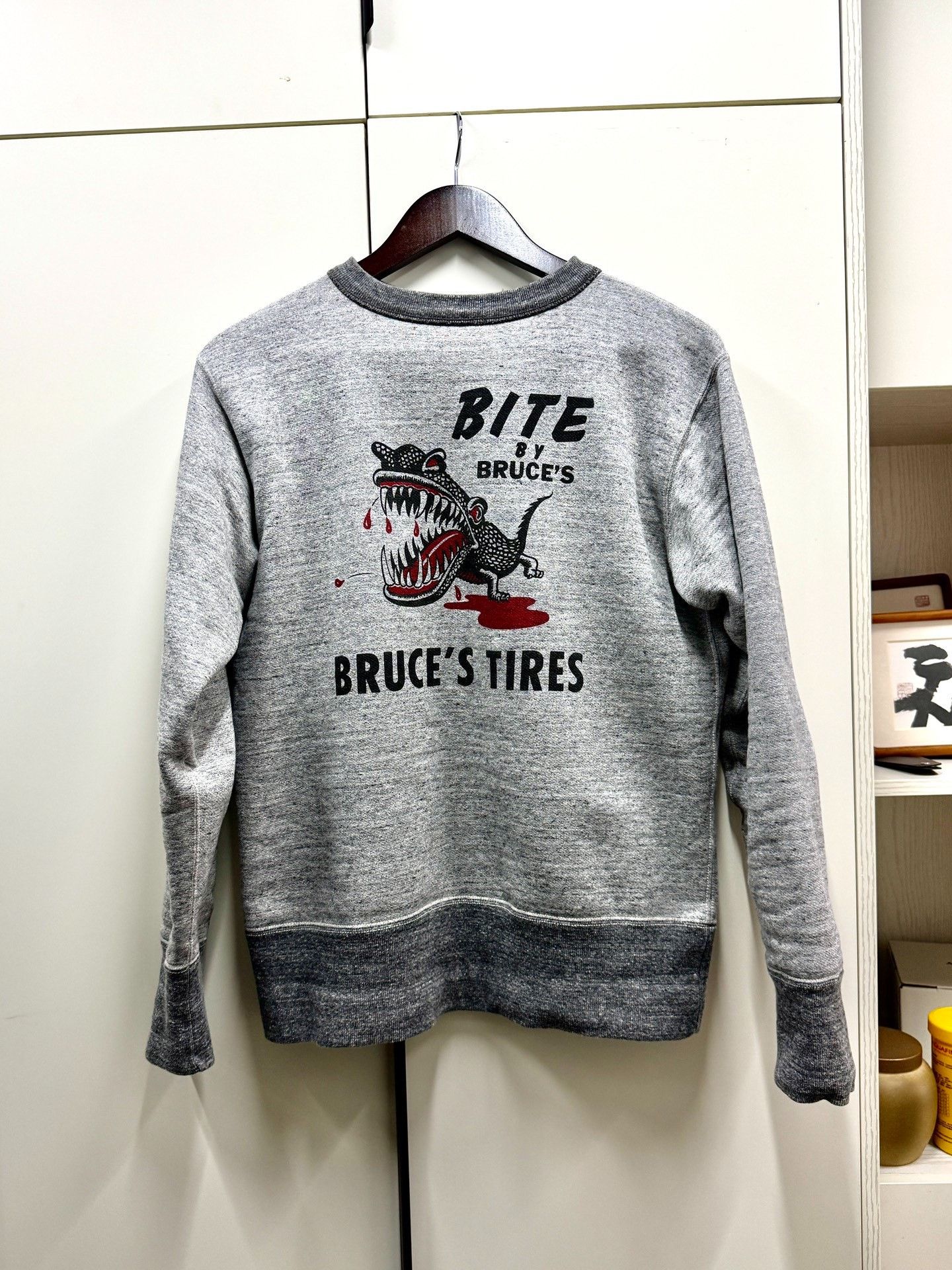 Freewheelers FREEWHEELERS Bruce's Tires Alligator Print Sweatshirt Size US M / EU 48-50 / 2 - 2 Thumbnail