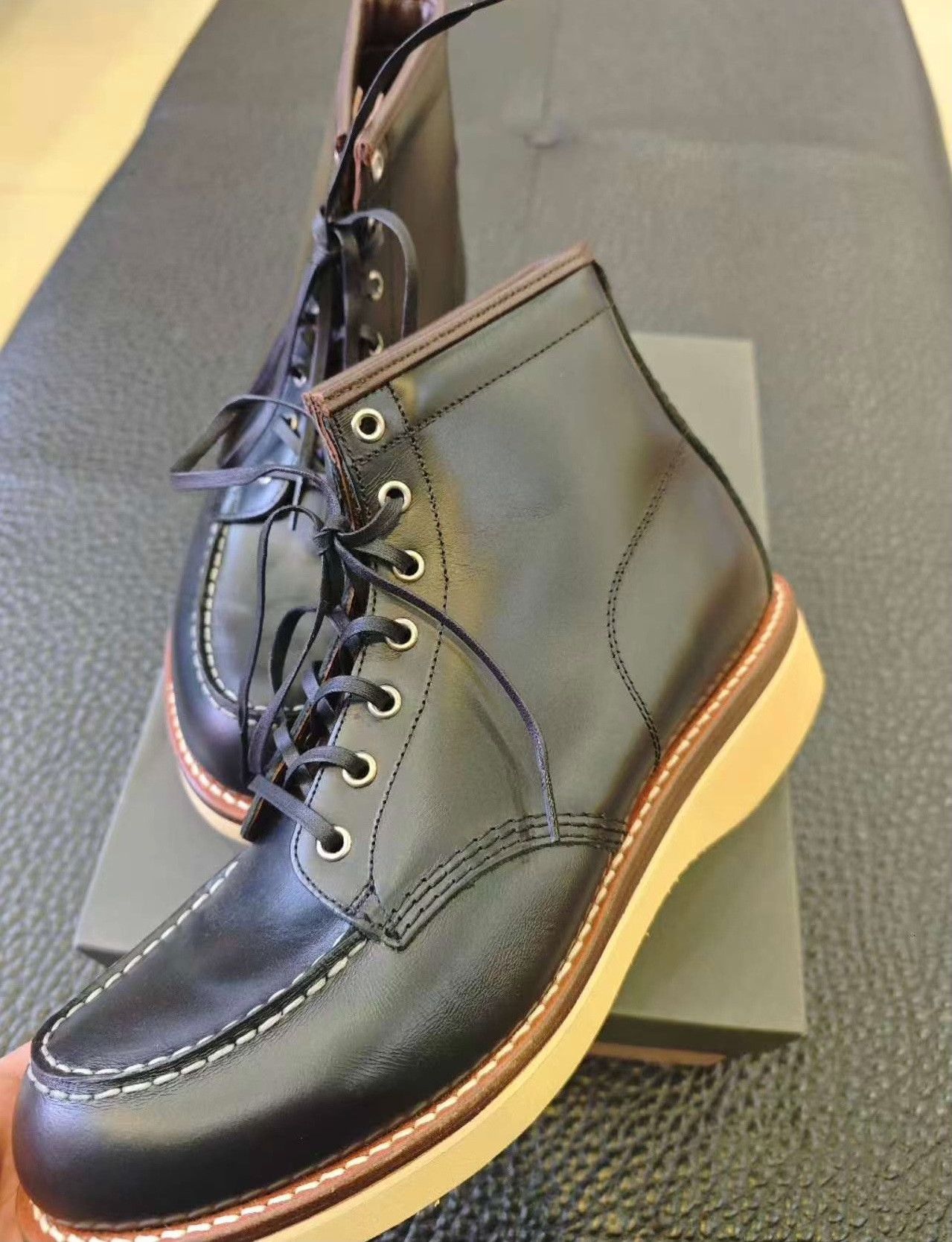 Uniform Bridge Brother Bridge Japanese Leather Retro Work Boots Size US 10 / EU 43 - 2 Thumbnail
