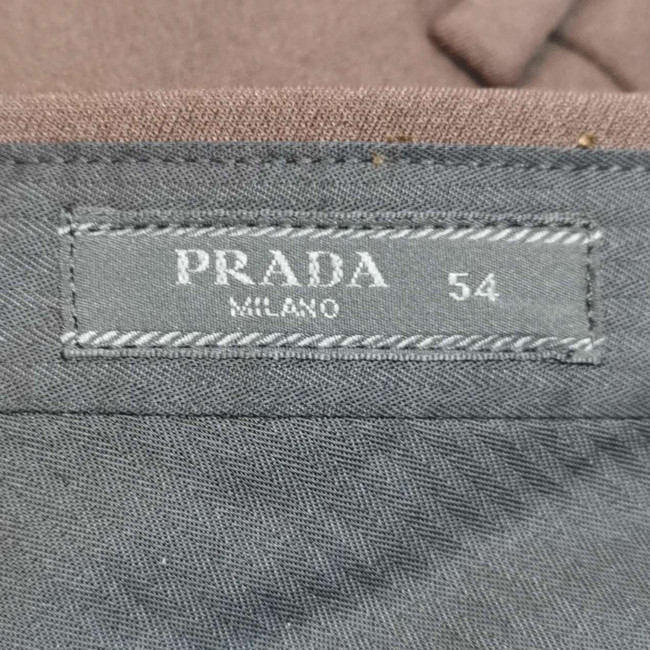 Prada Prada Brown Drawstring Detail Straight Pants Size US 36 / EU 52 - 11 Thumbnail