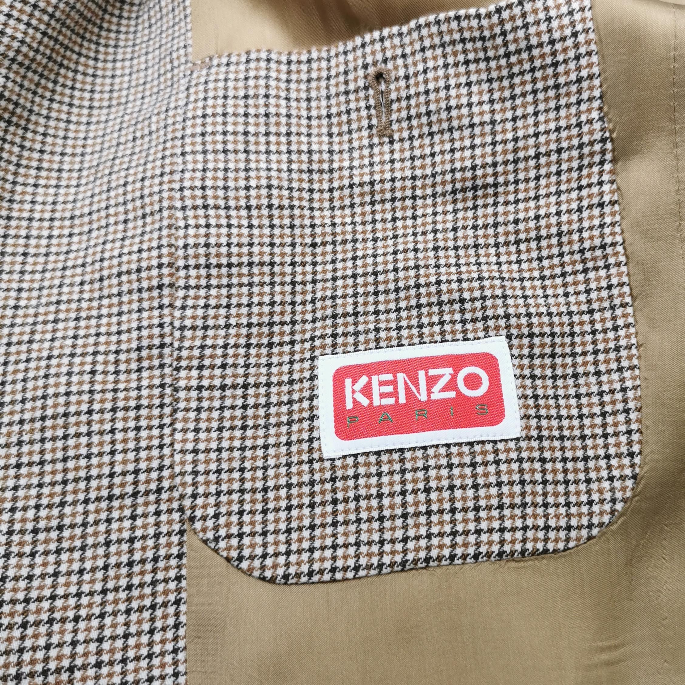 Kenzo Kenzo Gray Cotton Sweatpants with Cuffs Size US 34 / EU 50 - 9 Thumbnail