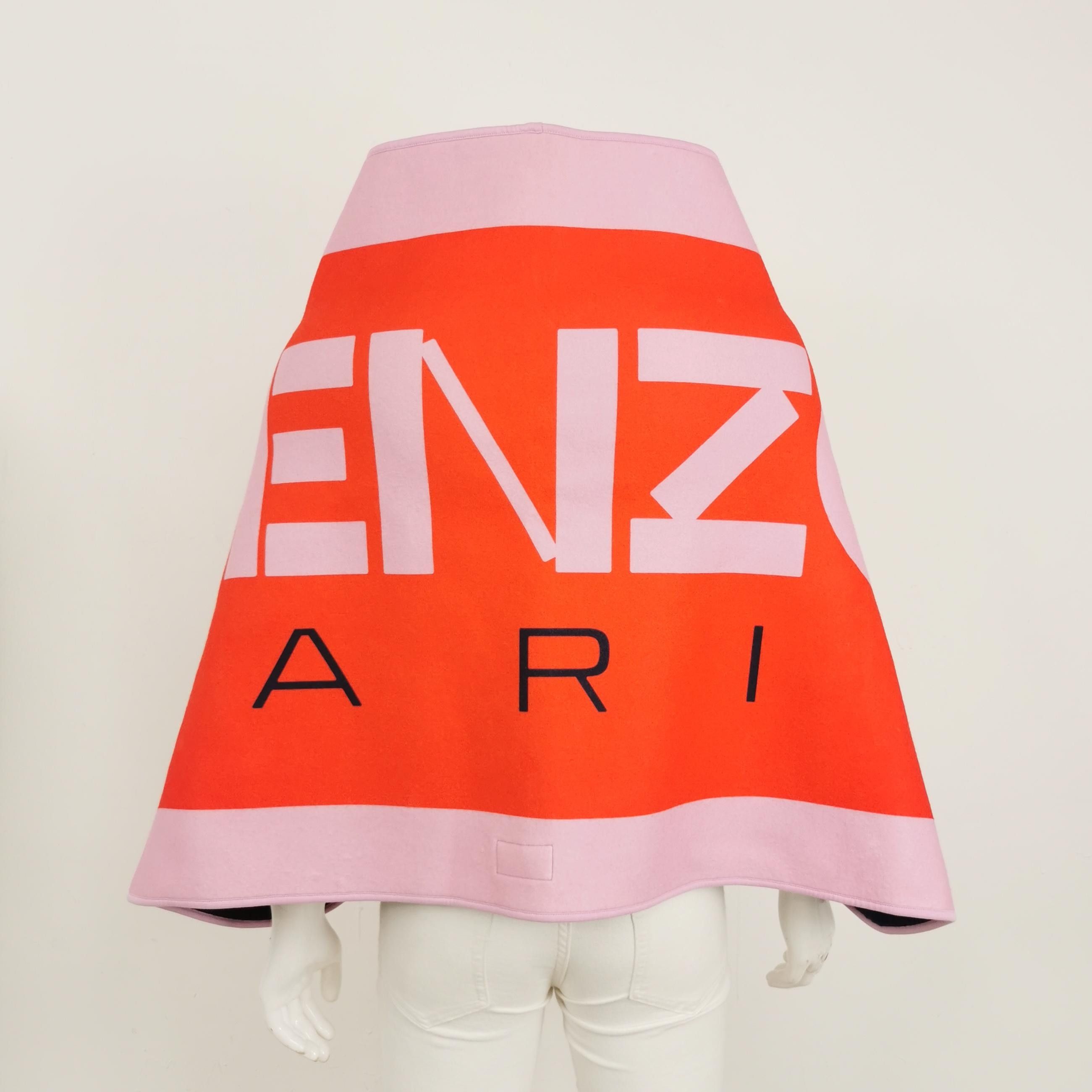 Kenzo Kenzo Colorblock Letter Logo Poncho One Size Size US M / EU 48-50 / 2 - 3 Thumbnail
