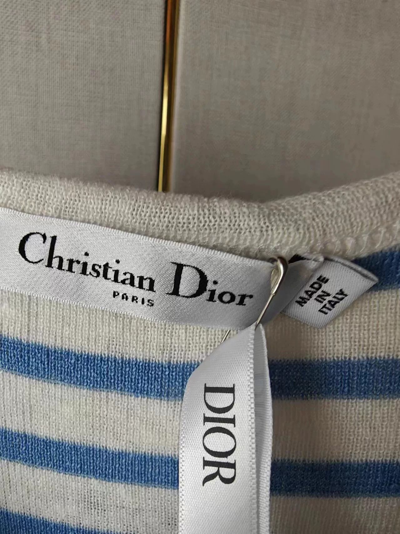 Dior Dior Authentic Striped Top Size M / US 6-8 / IT 42-44 - 4 Thumbnail