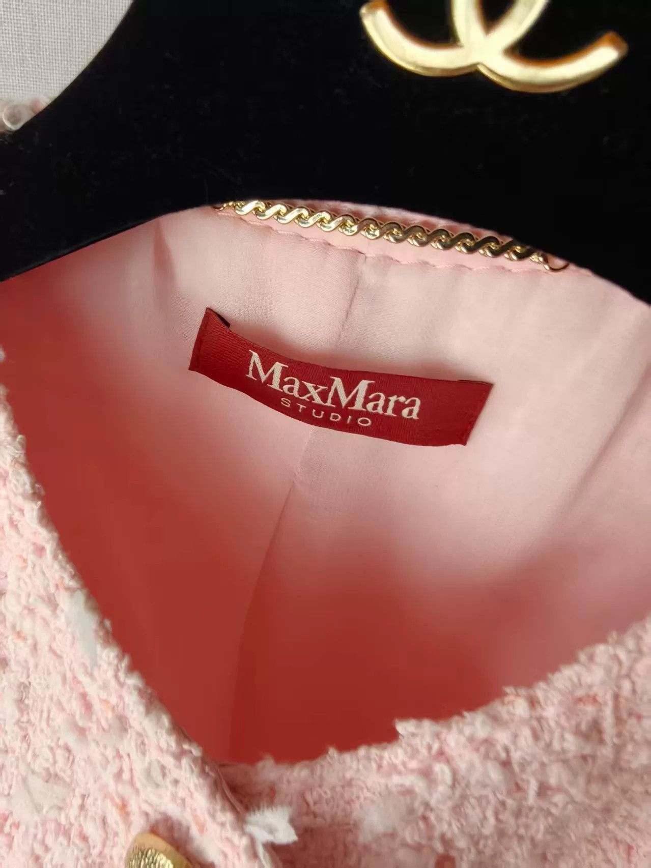 Max Mara MaxMara Pink Women's Coat Size M / US 6-8 / IT 42-44 - 3 Thumbnail