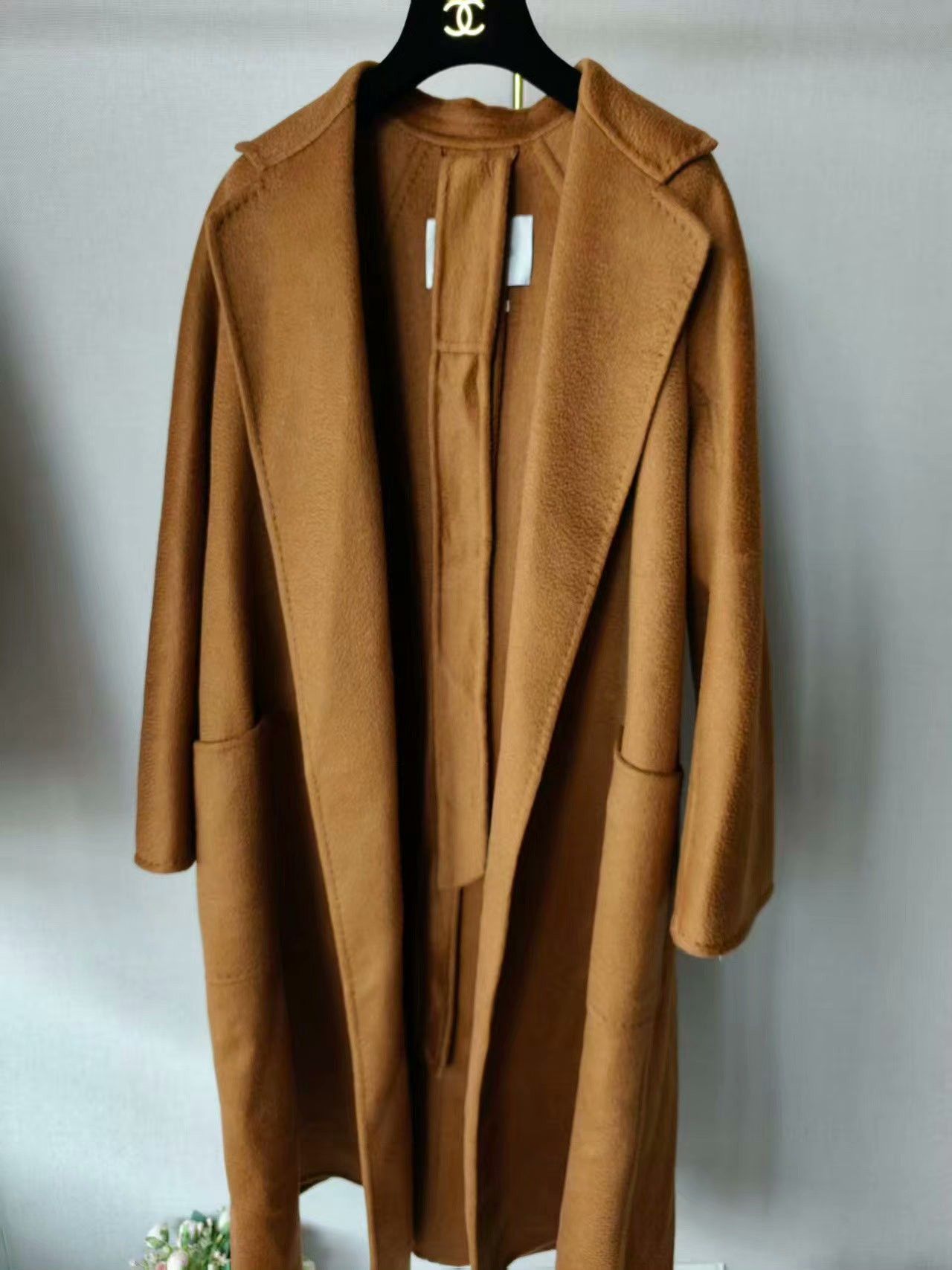 Max Mara MaxMara Labbro Classic Robe Cashmere Coat Size M / US 6-8 / IT 42-44 - 2 Thumbnail