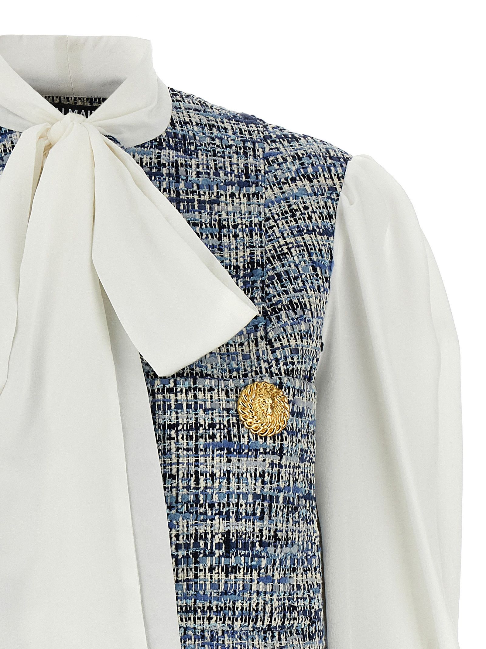 Balmain Tweed Shirt Size S / US 4 / IT 40 - 3 Thumbnail