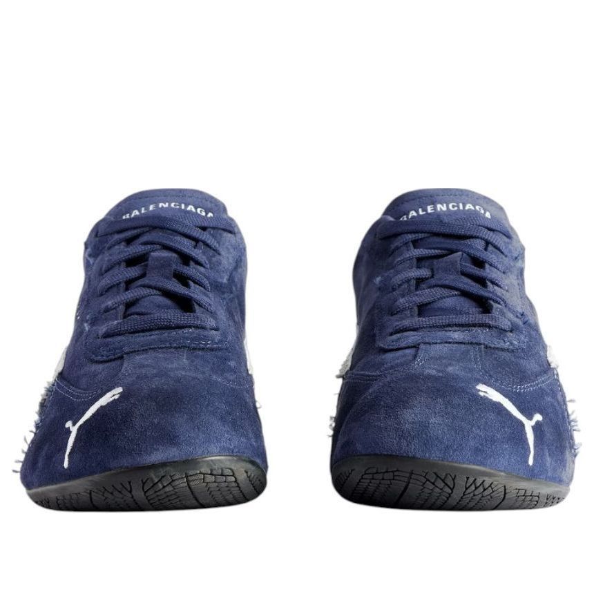 Balenciaga Balenciaga x Puma Speedcat Suede 'Distressed Blue White Size US 9 / EU 42 - 3 Thumbnail