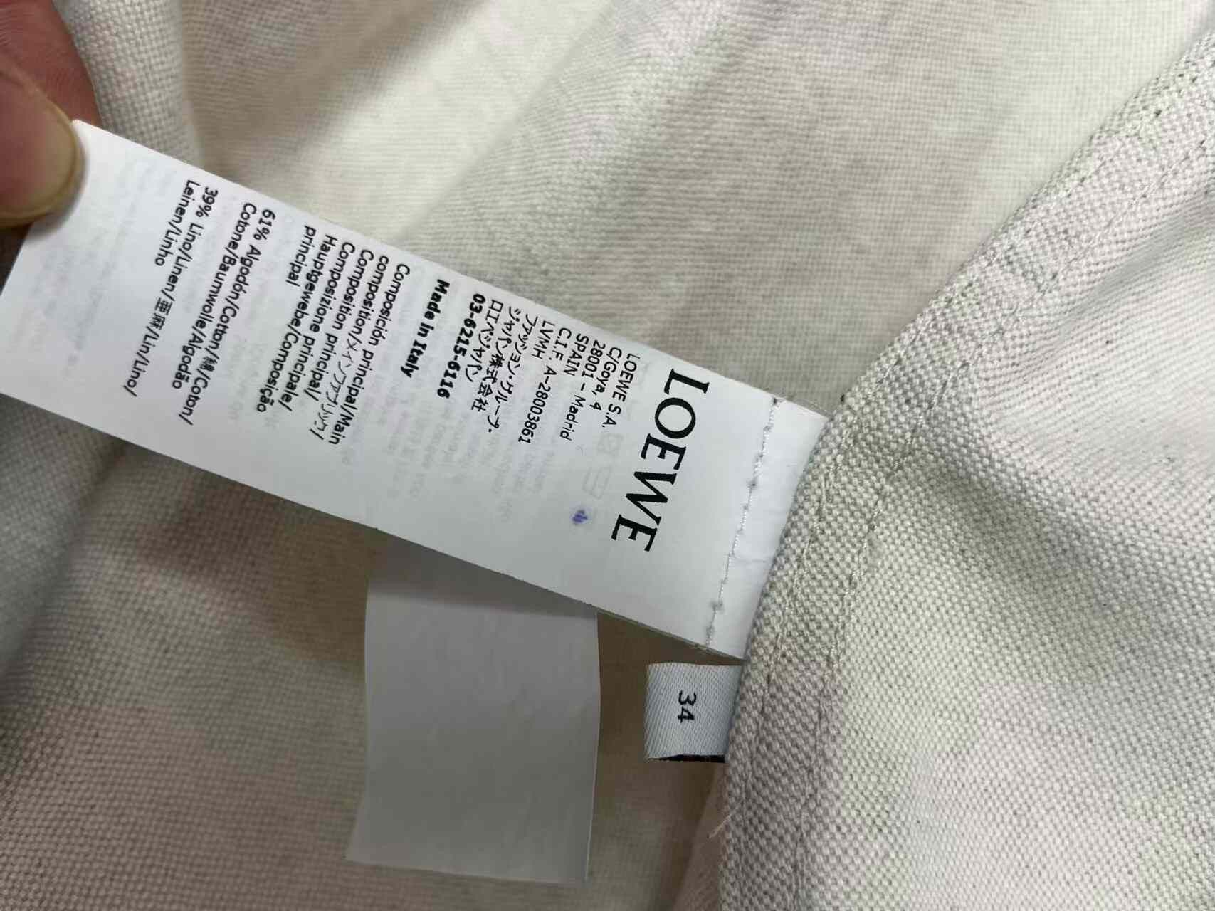 Loewe LOEWE Double-Breasted Detachable Collar Coat Size US S / EU 44-46 / 1 - 6 Thumbnail