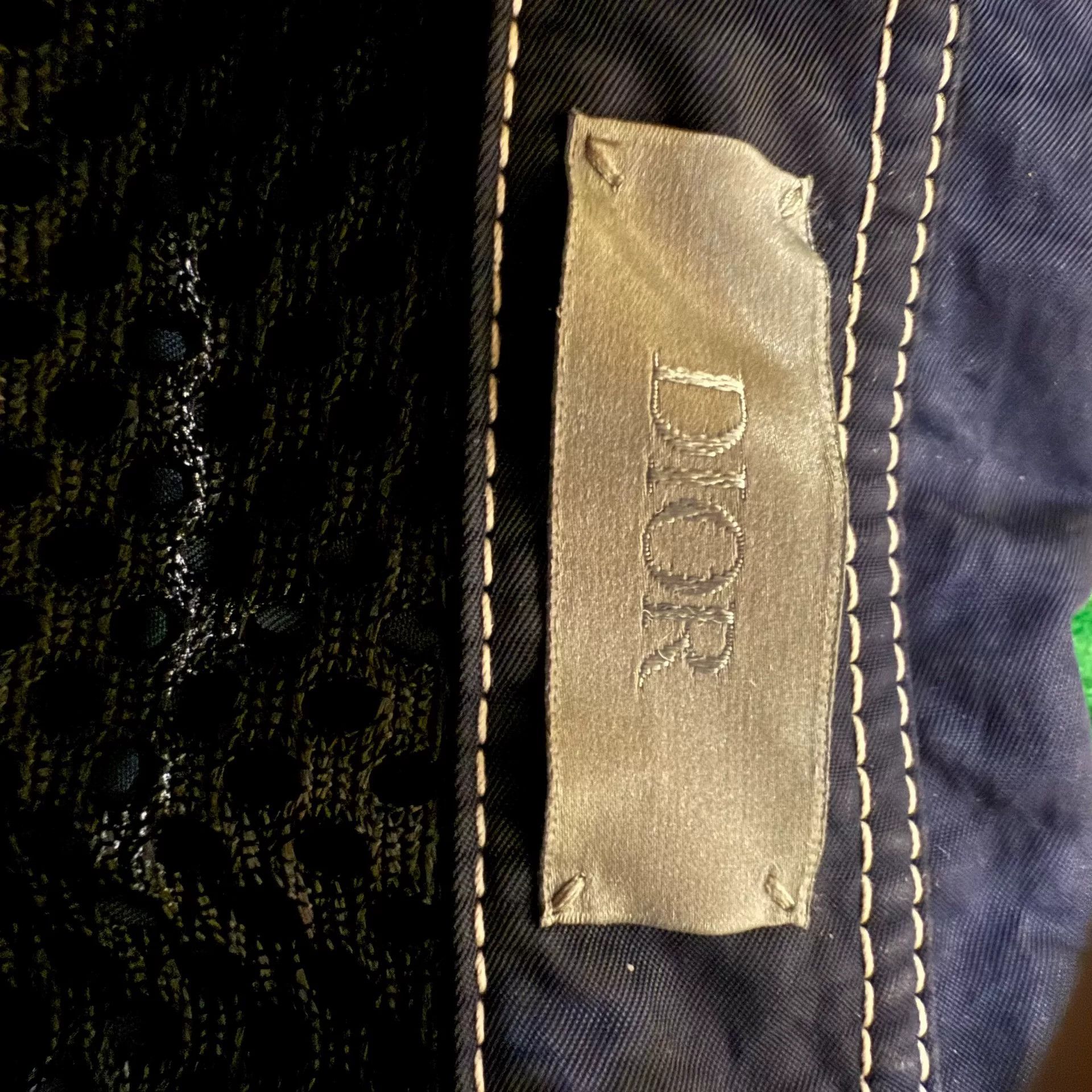 Dior Dior Blue Embroidered Letter Shirt Jacket Size US M / EU 48-50 / 2 - 3 Thumbnail