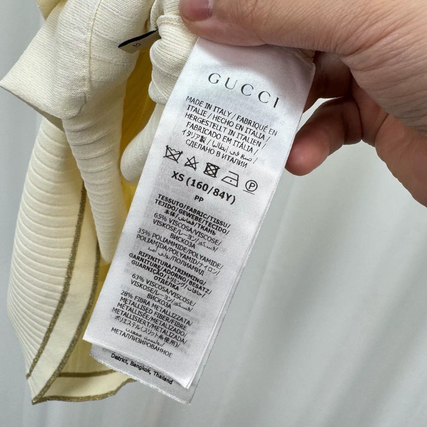 Gucci Gucci Sleeveless White Knitted Dress Size XS / US 0-2 / IT 36-38 - 8 Thumbnail