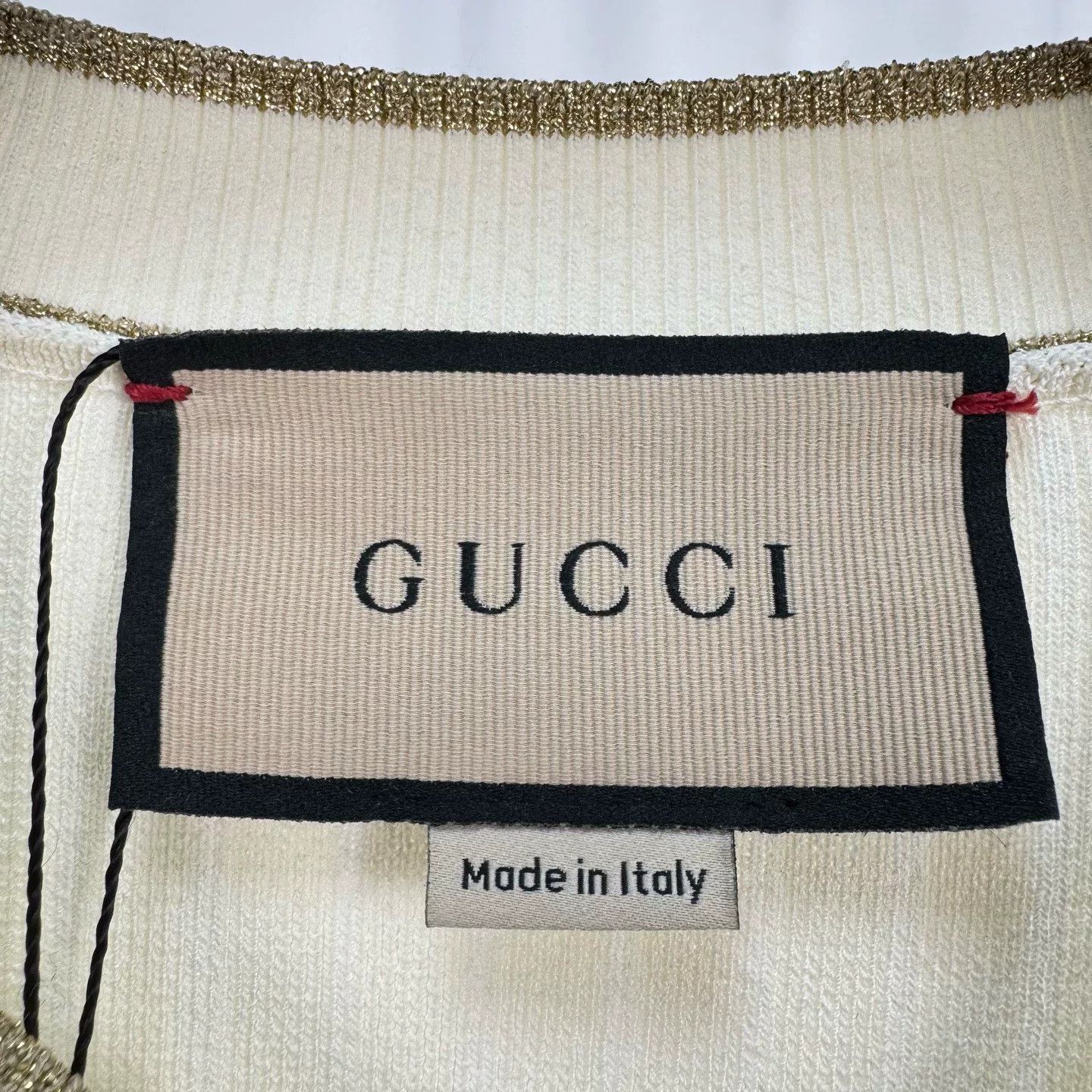 Gucci Gucci Sleeveless White Knitted Dress Size XS / US 0-2 / IT 36-38 - 7 Thumbnail