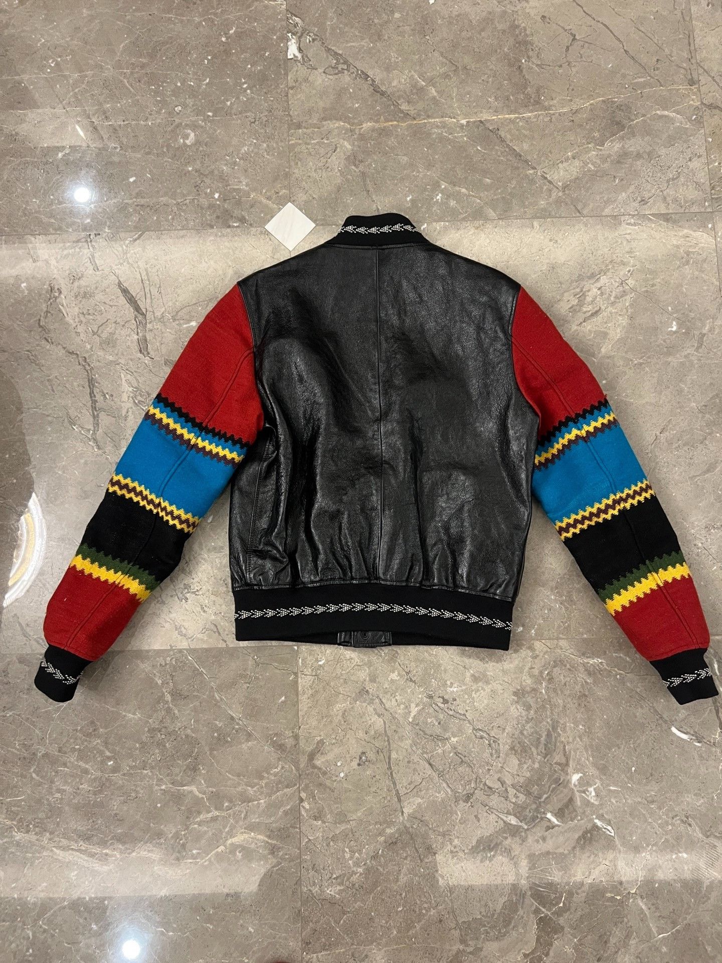 Saint Laurent Paris Saint Laurent Black Red Leather Jacket Size US M / EU 48-50 / 2 - 2 Thumbnail