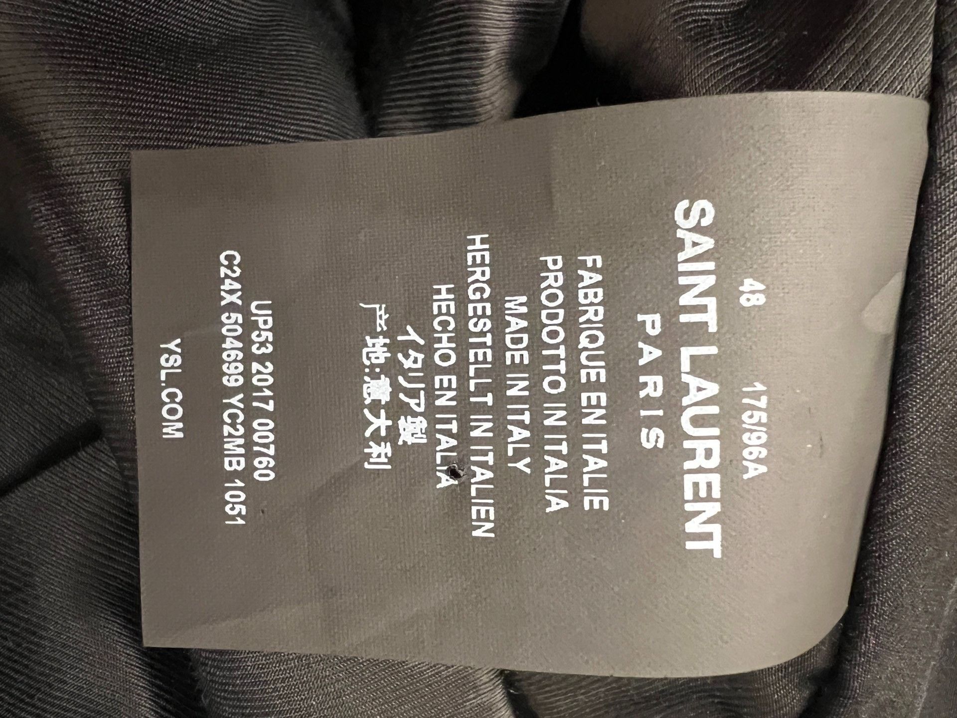 Saint Laurent Paris Saint Laurent Black Red Leather Jacket Size US M / EU 48-50 / 2 - 7 Thumbnail